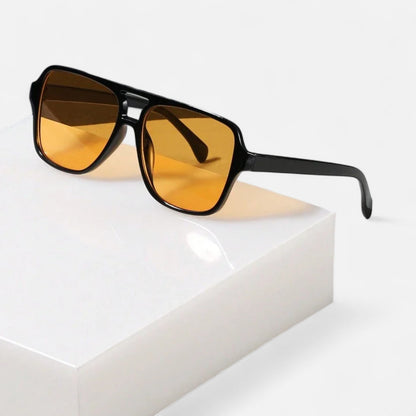 The Gentleman’s Brand | Square-Frame Sunglasses – Men’s Acrylic Summer Shades with UV400 Protection and Lightweight Design