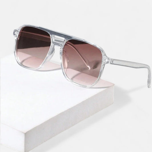 The Gentleman’s Brand | Square-Frame Sunglasses – Men’s Acrylic Summer Shades with UV400 Protection and Lightweight Design