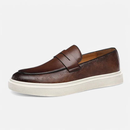 The Gentleman's Brand | Men’s Casual Leather Penny Loafers in Classic British Style