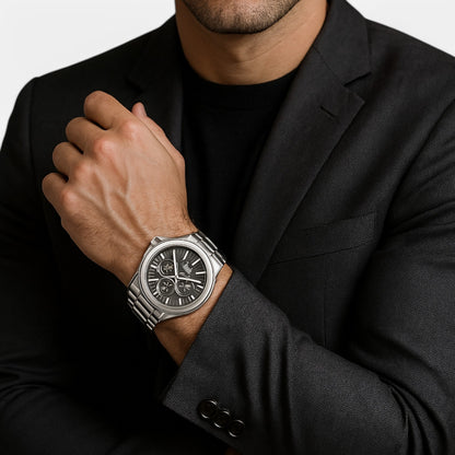 The Gentleman’s Brand | Chronograph Steel Watch | Luxury. Elegance. Precision.