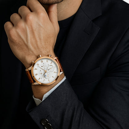 The Gentleman’s Brand | Leather Chronograph Watch | Luxury. Elegance. Function.