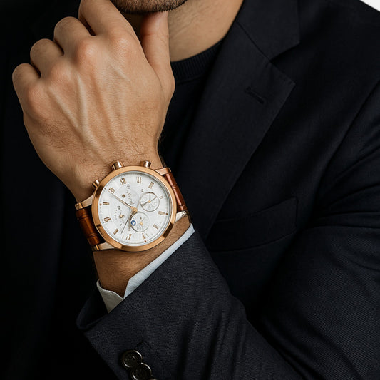 The Gentleman’s Brand | Leather Chronograph Watch | Luxury. Elegance. Function.