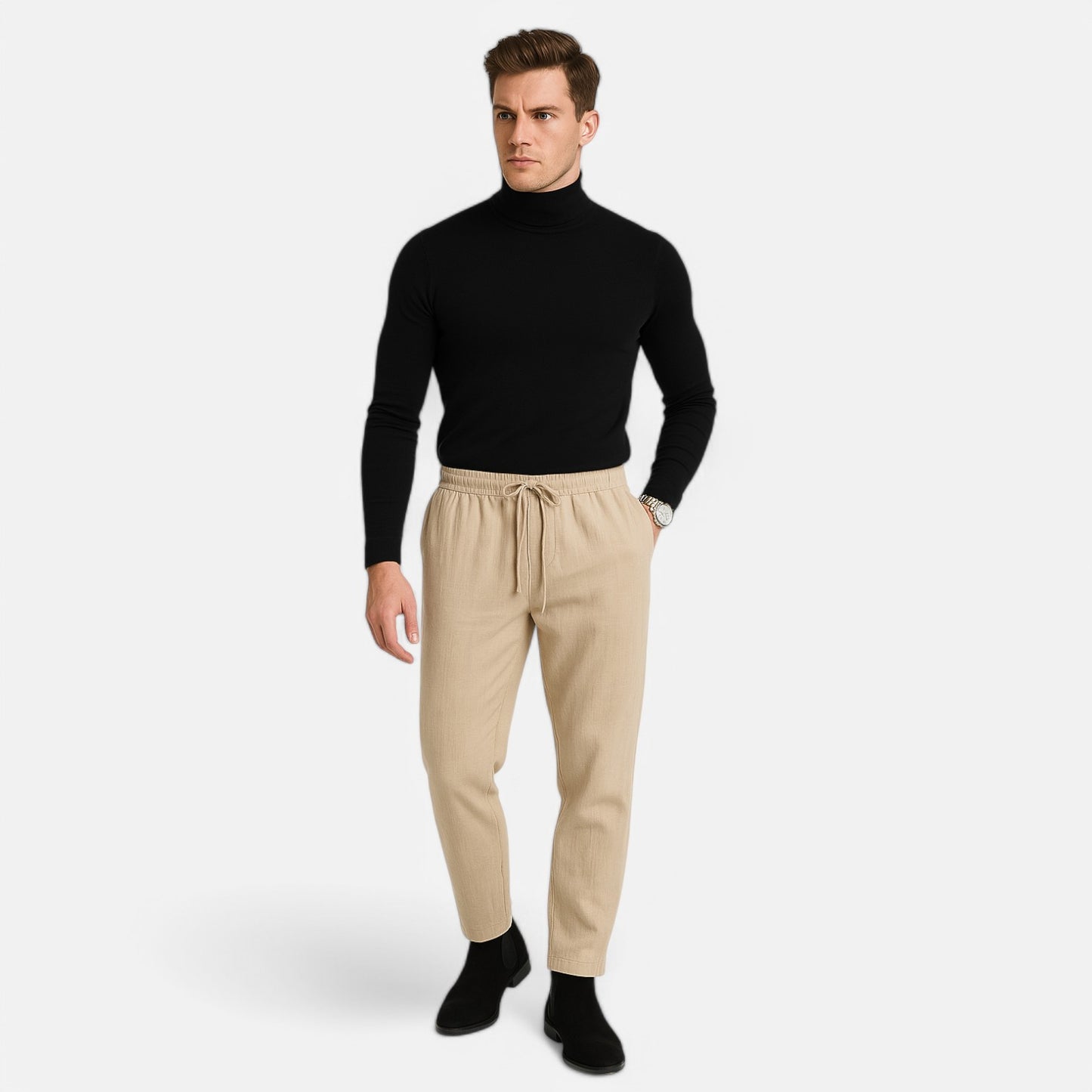 The Gentleman's Brand | Men's Cotton Linen Beach Pants