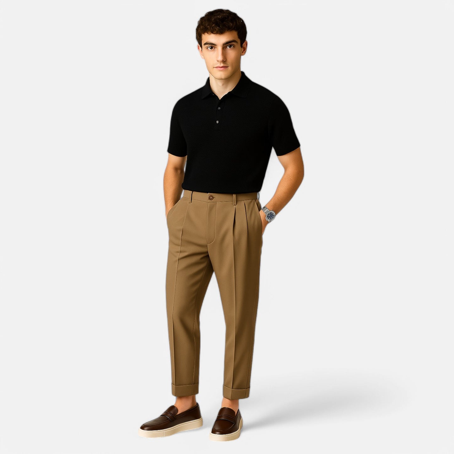 The Gentleman's Brand | Men’s Casual Leather Penny Loafers in Classic British Style