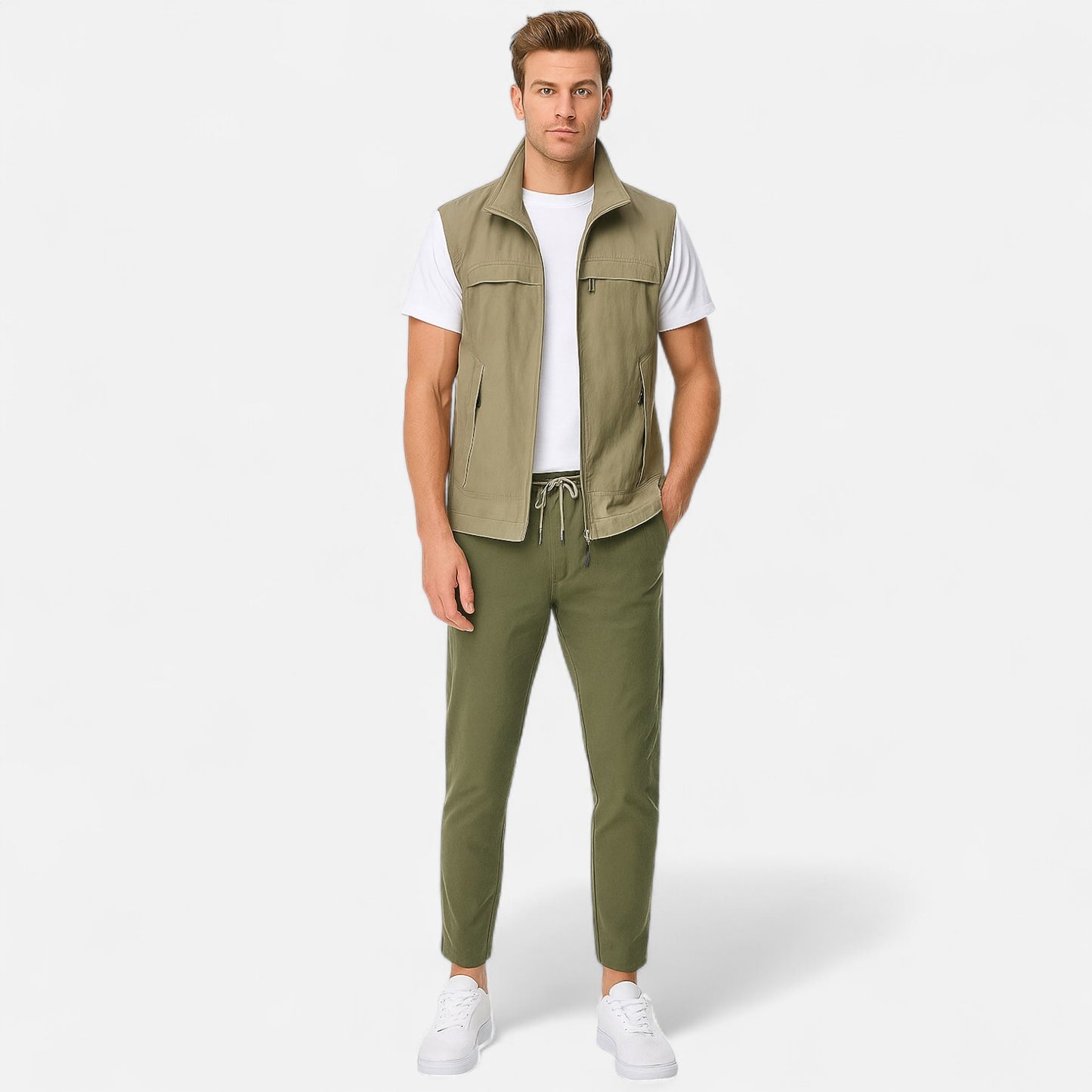 The Gentleman’s Brand | Lightweight Multi‑Pocket Utility Vest 2025 – Men’s Breathable, Durable Streetwear with Functional Design