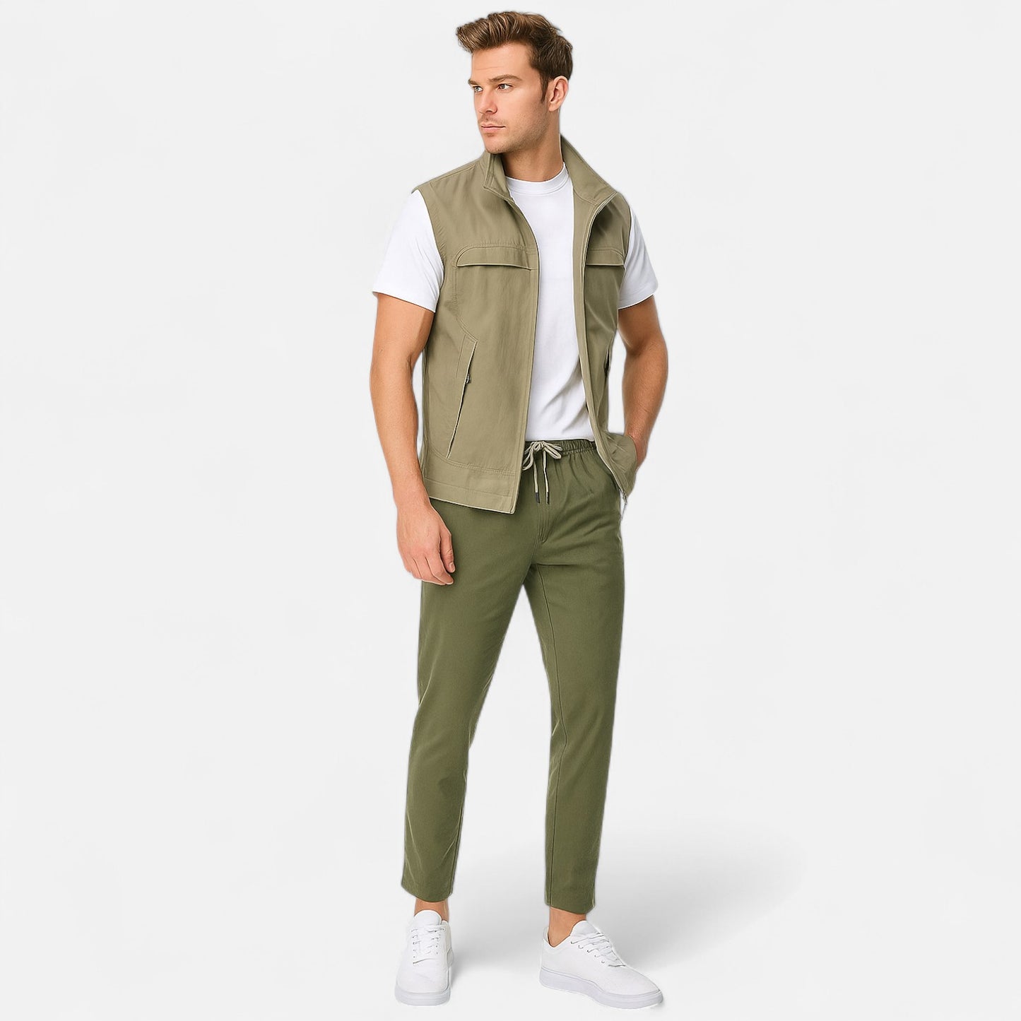 The Gentleman’s Brand | Lightweight Multi‑Pocket Utility Vest 2025 – Men’s Breathable, Durable Streetwear with Functional Design