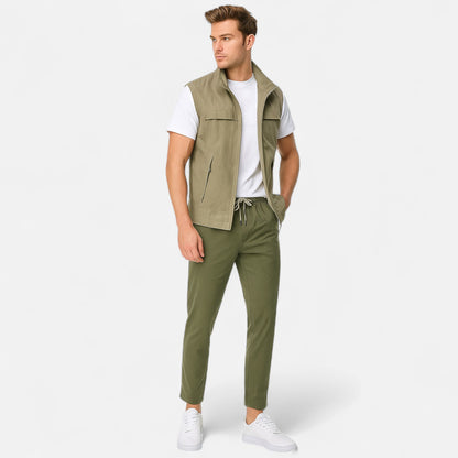 The Gentleman’s Brand | Lightweight Multi‑Pocket Utility Vest 2025 – Men’s Breathable, Durable Streetwear with Functional Design
