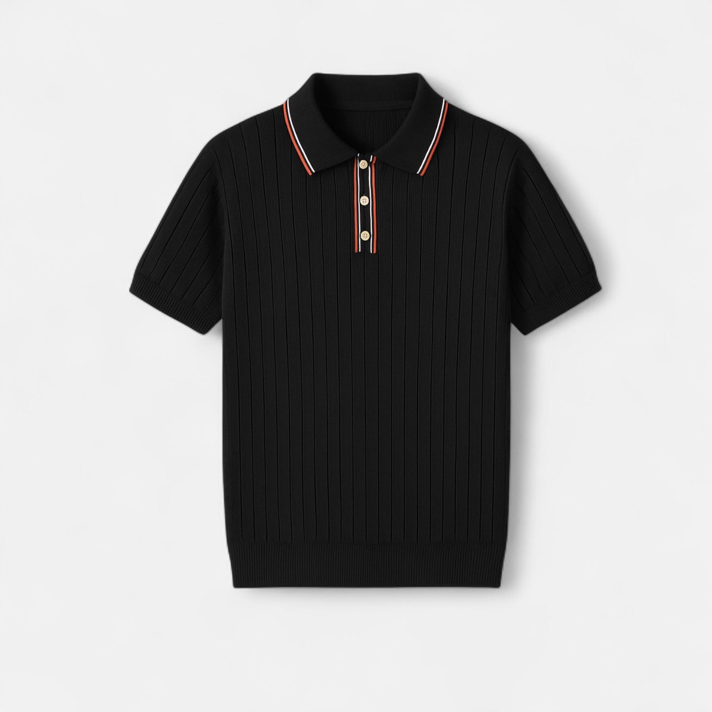 The Gentleman’s Brand | Belgrave Knit Polo Shirt – Refined Texture, Modern Silhouette