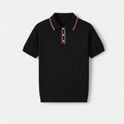 The Gentleman’s Brand | Belgrave Knit Polo Shirt – Refined Texture, Modern Silhouette