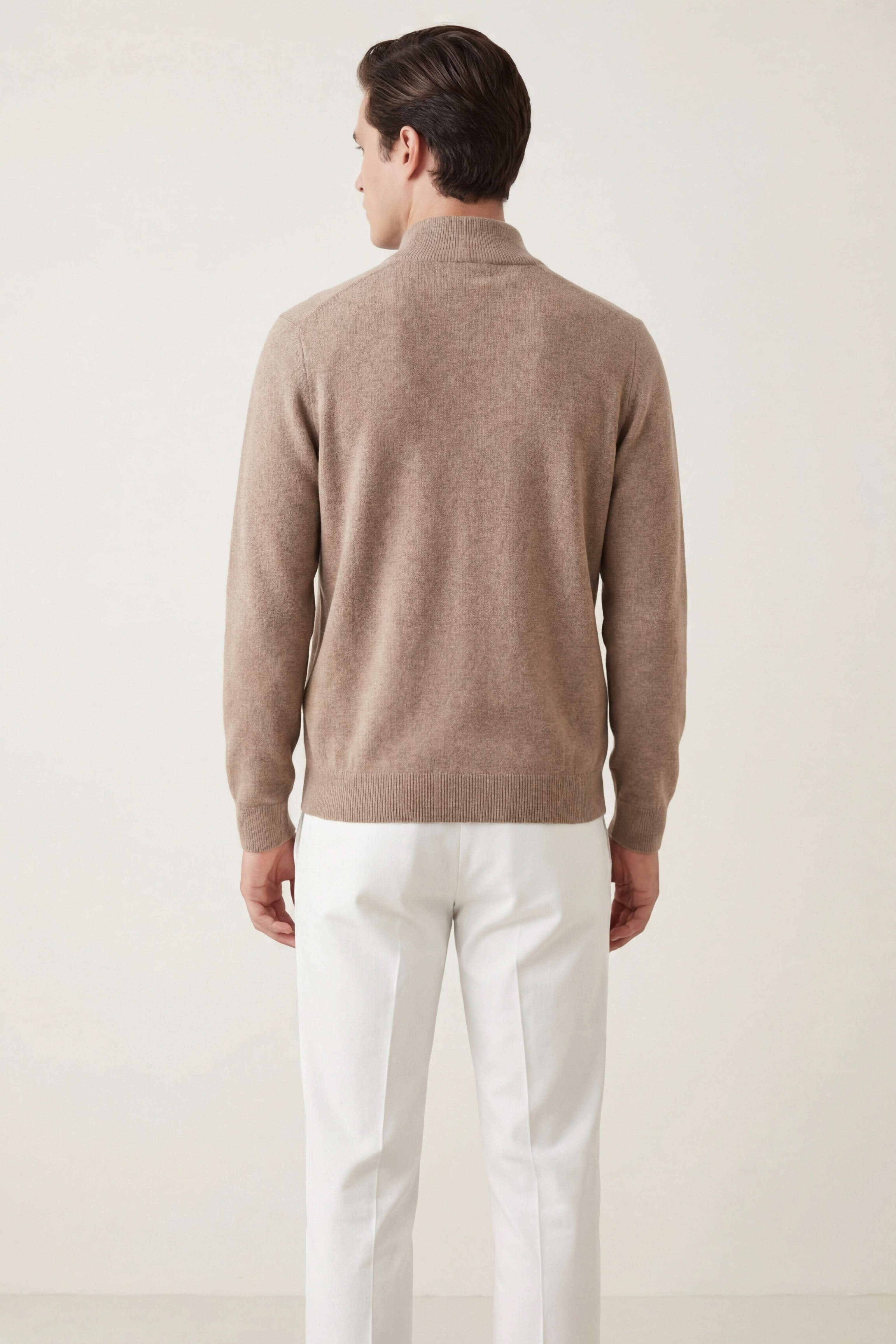 Renardo Zip Up Caramel