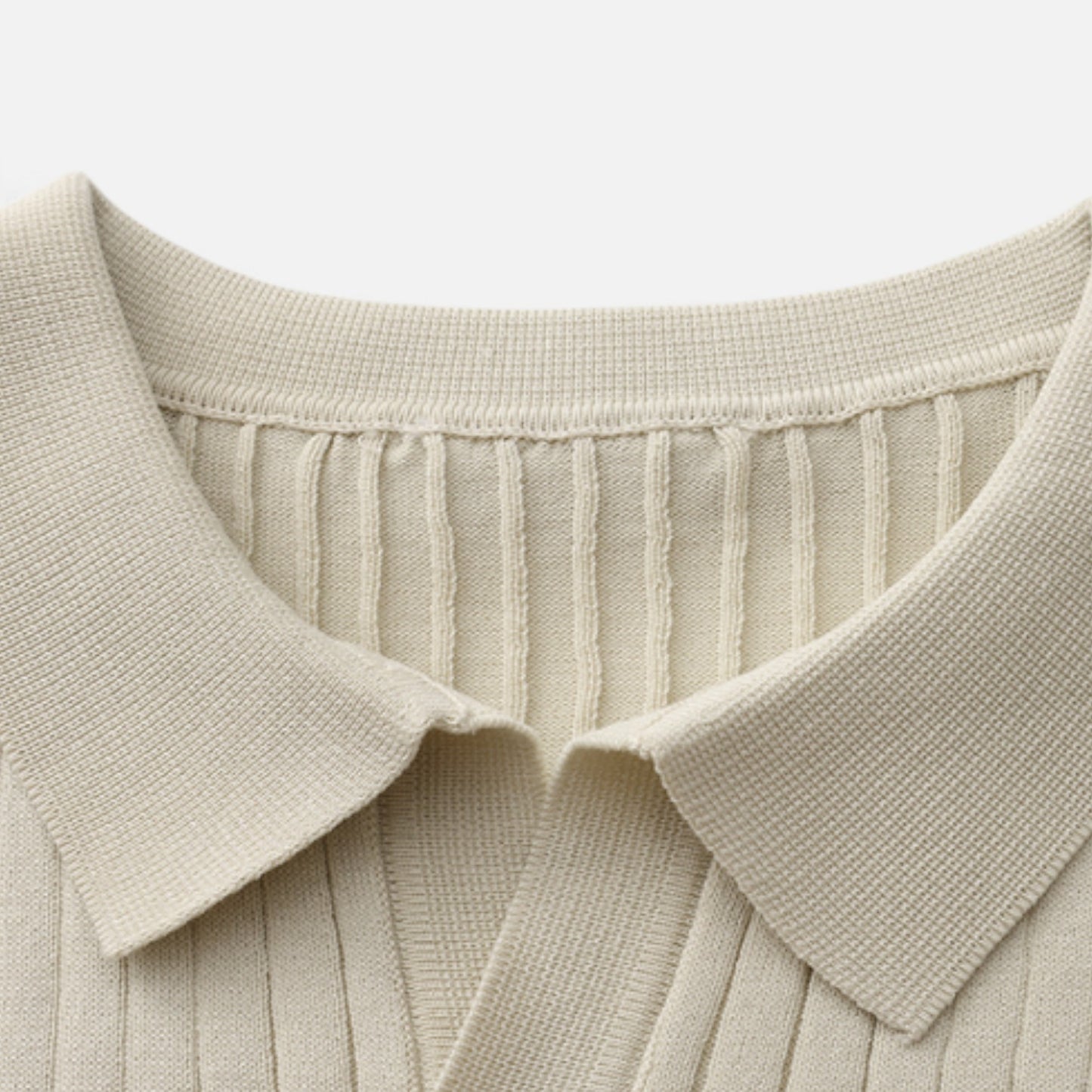 The Gentleman's Brand | Men’s Fine Ribbed Polo – Premium Finish