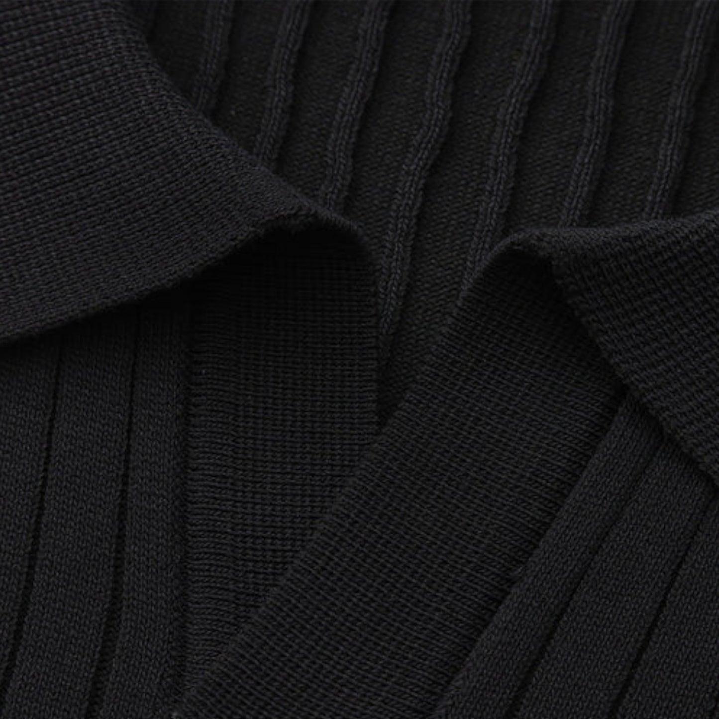 The Gentleman's Brand | Men’s Fine Ribbed Polo – Premium Finish