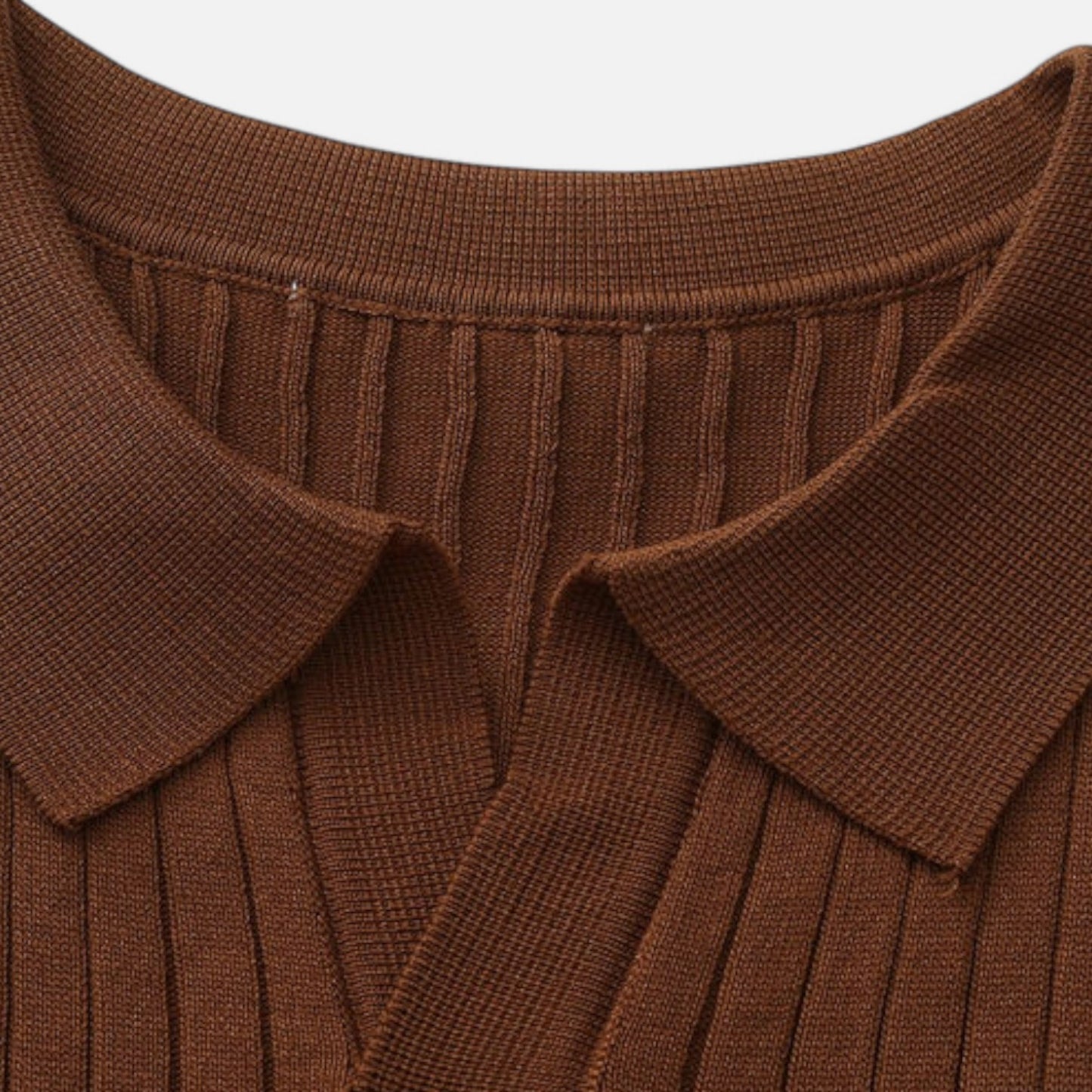 The Gentleman's Brand | Men’s Fine Ribbed Polo – Premium Finish