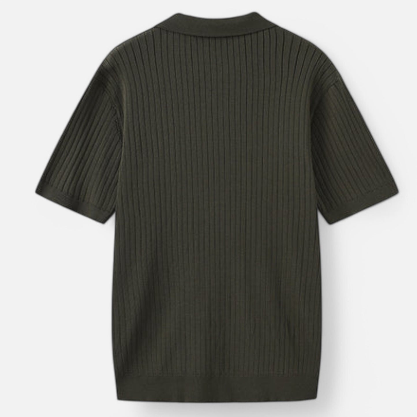 The Gentleman's Brand | Men’s Fine Ribbed Polo – Premium Finish