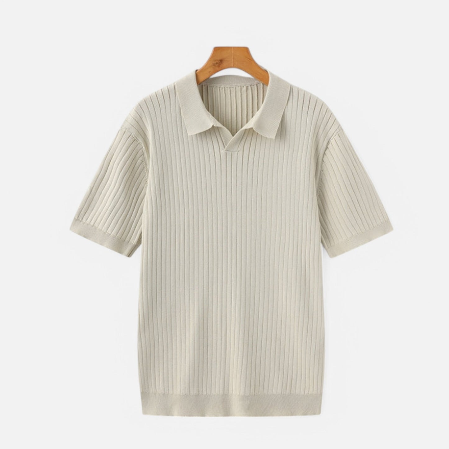 The Gentleman's Brand | Men’s Fine Ribbed Polo – Premium Finish
