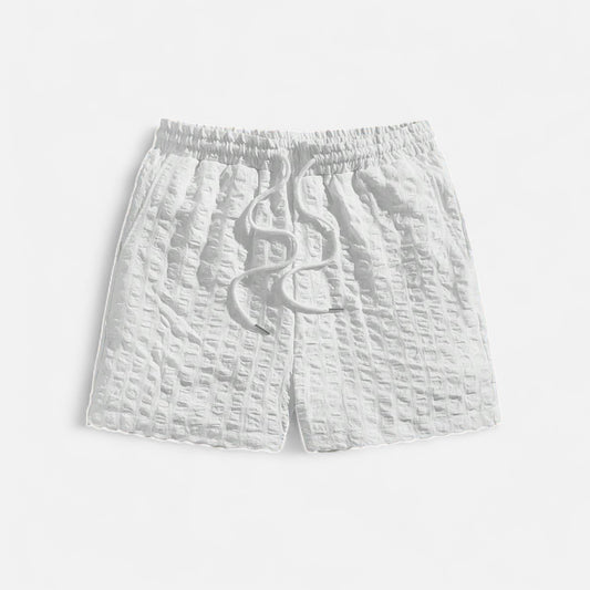 The Gentleman’s Brand | Baggy Drawstring Vacation Shorts – Men’s Lightweight Cotton-Linen Casual Beach Co‑ord