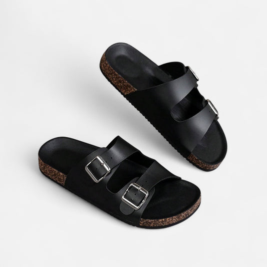 The Gentleman’s Brand | Retro Open-Toe Slippers – Vintage Ease, Modern Comfort