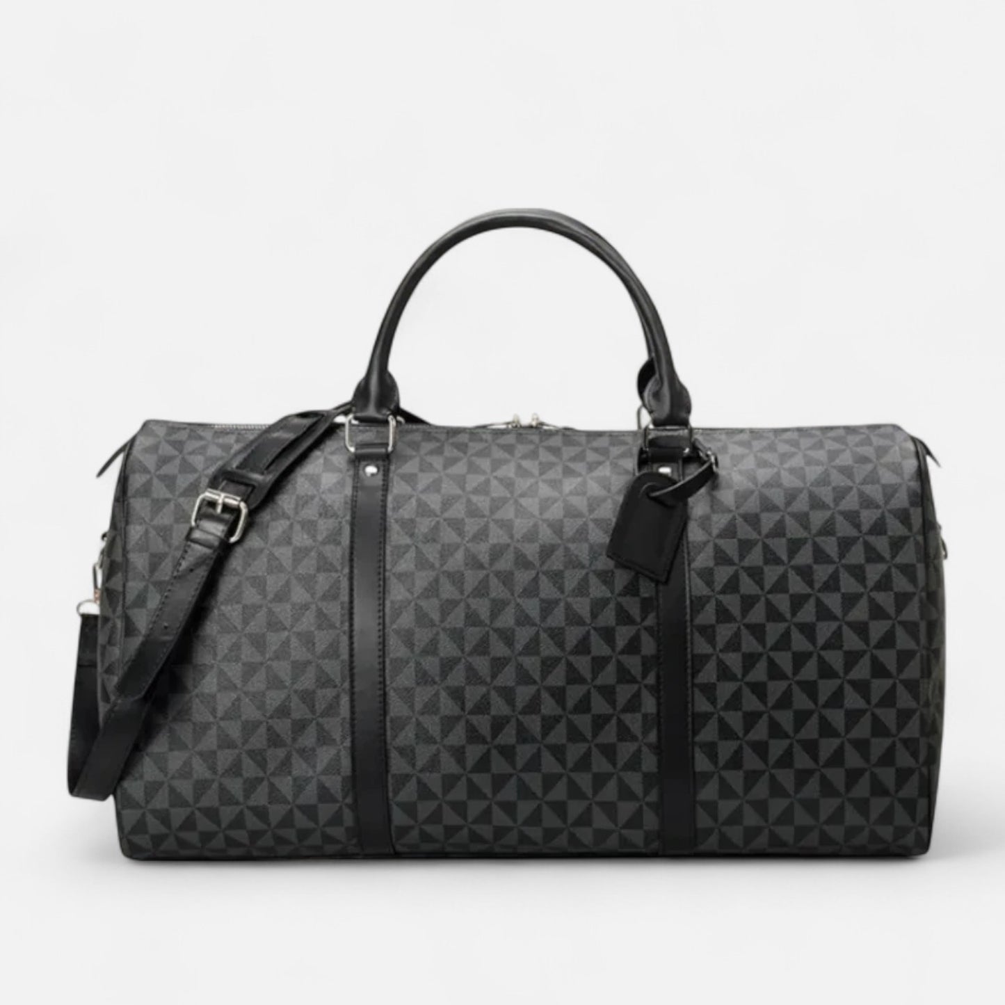 The Gentleman’s Brand | 2024 Waterproof PU Gym Duffel Bag – Leather-Look Travel Shoulder Bag for Men, Fitness & Business