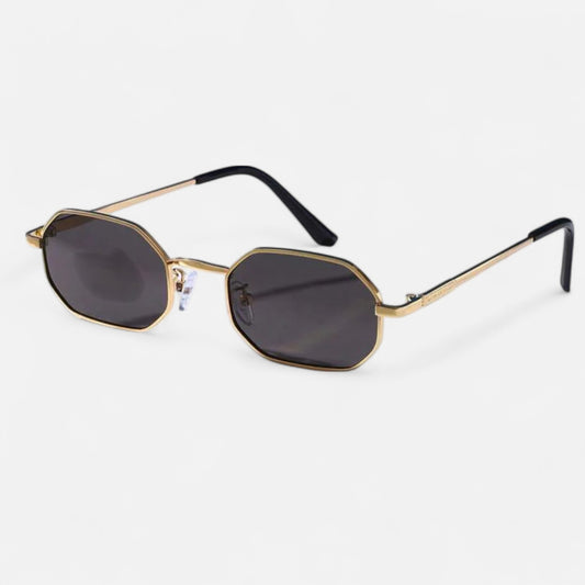 The Gentleman’s Brand | Men’s Vintage Square Metal Frame Glasses – Lightweight, Durable Clear Lens Accessory in Classic Old‑Money Style