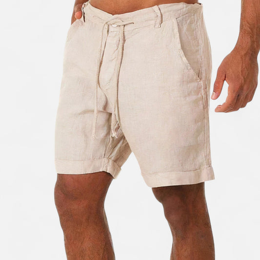 The Gentleman’s Brand | The Luca Elegant Linen Shorts – Tailored Lightness, Riviera Simplicity