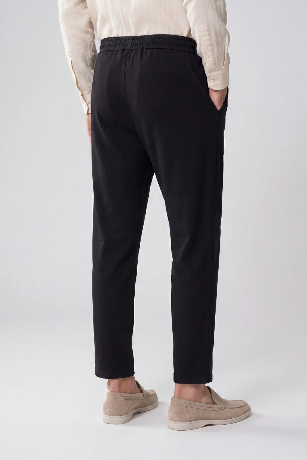 Belvaro Linen Trousers Black