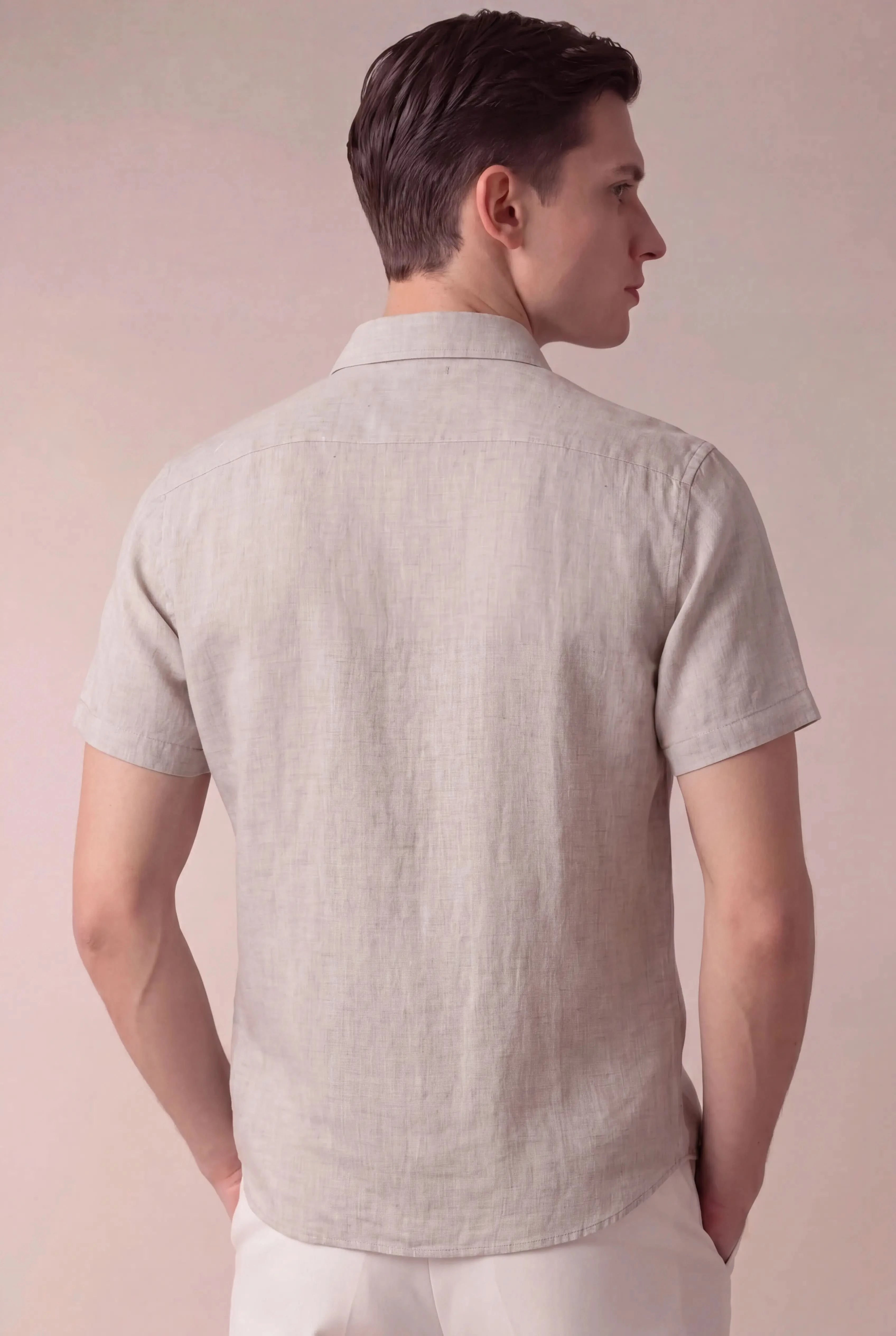 Relvino Linen Shirt Beige