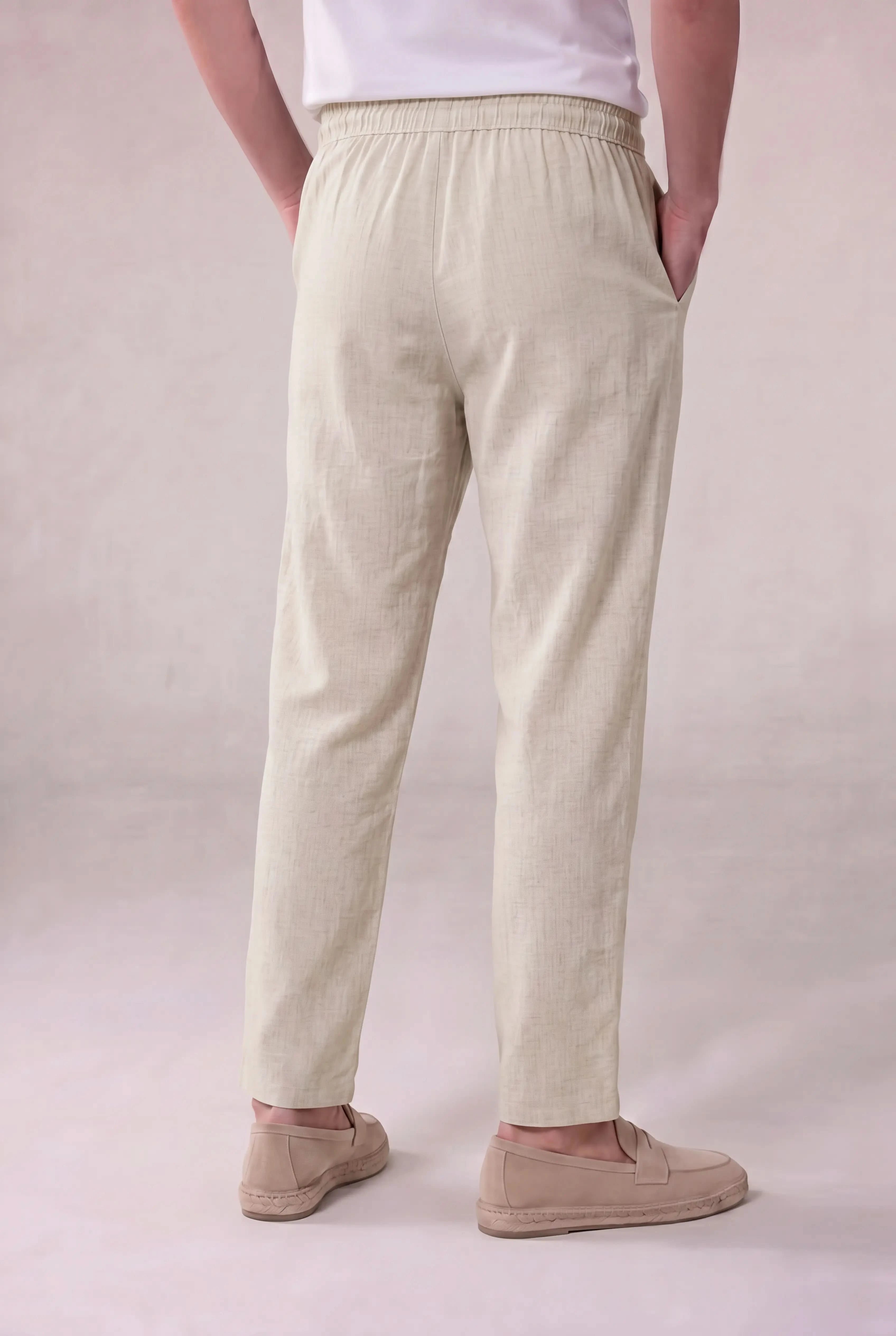Marvaro Linen Trousers Beige