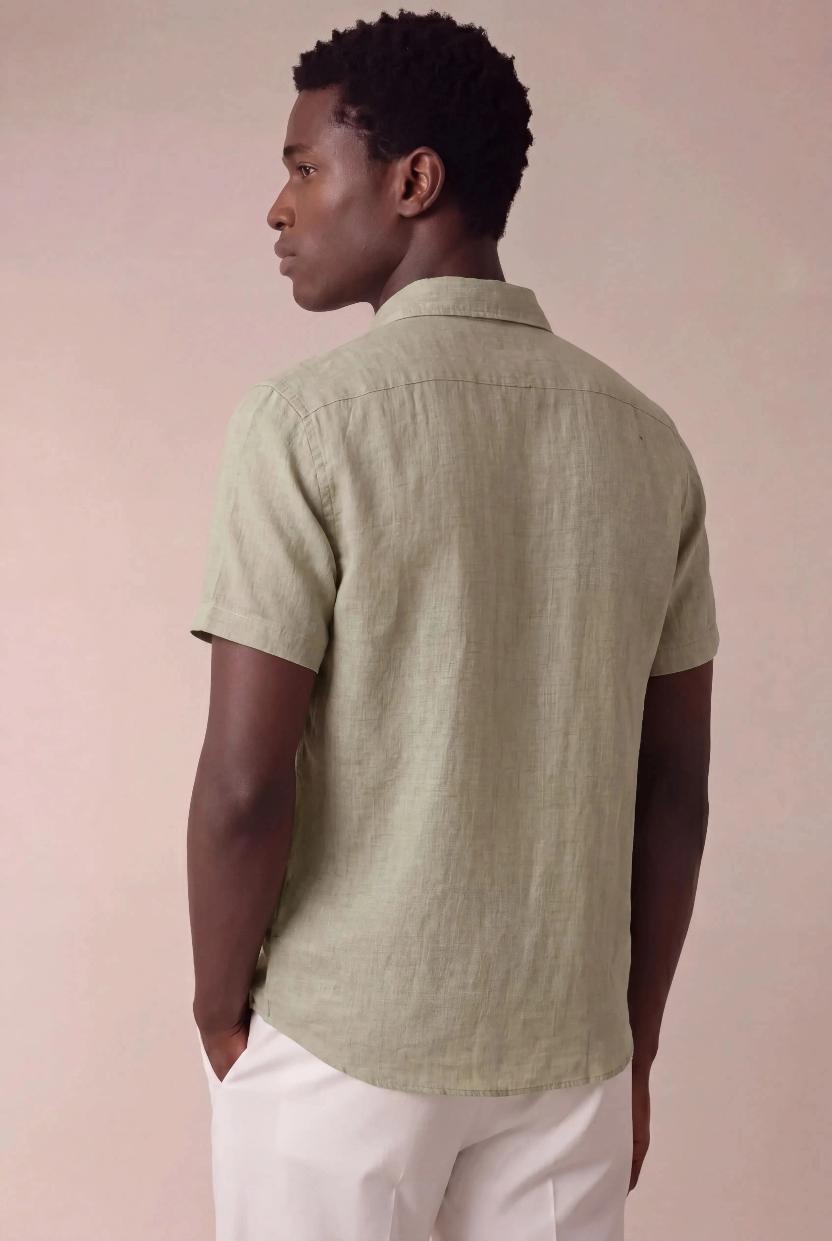 Relvino Linen Shirt Mint Green