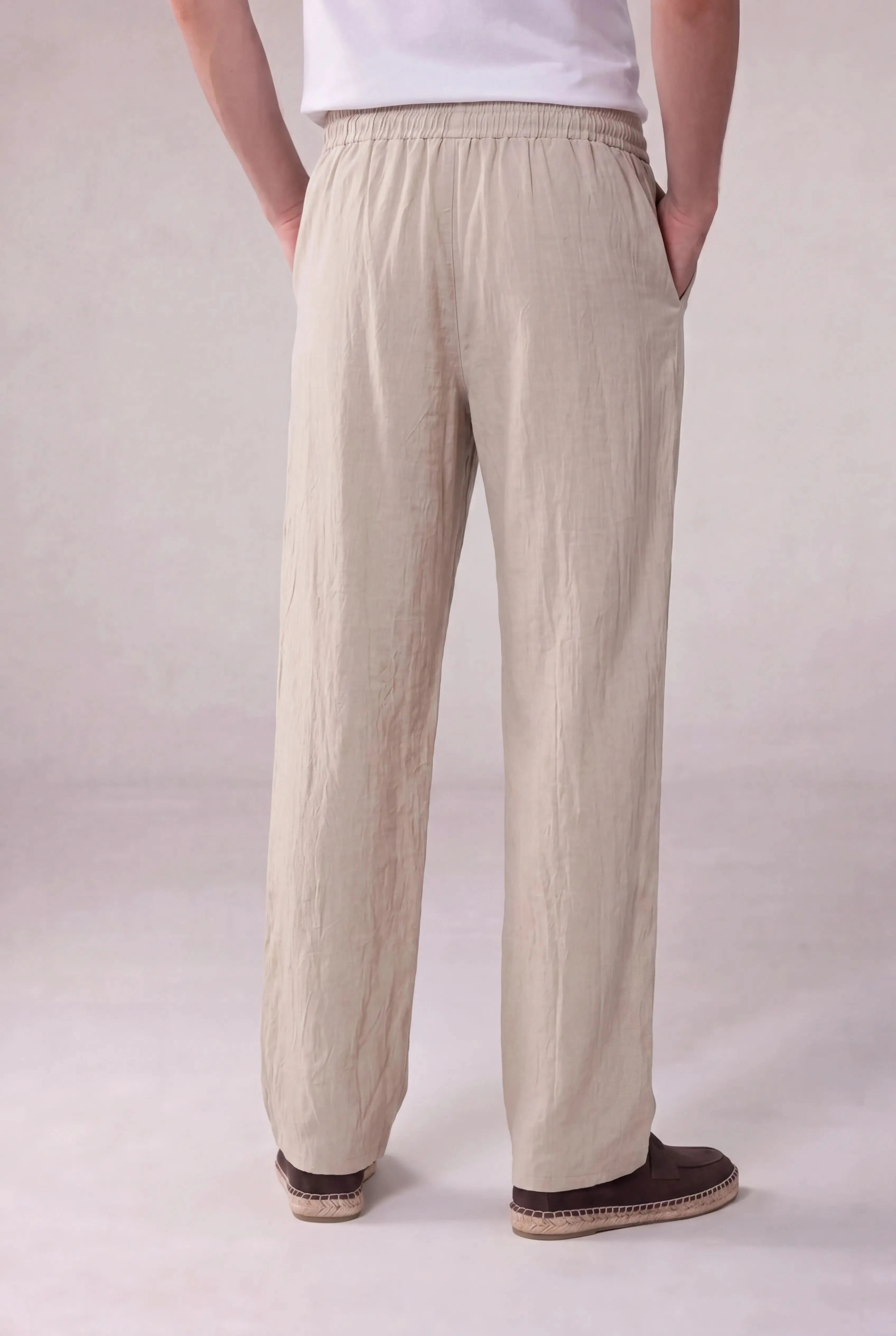 Tersino Linen Trousers Beige