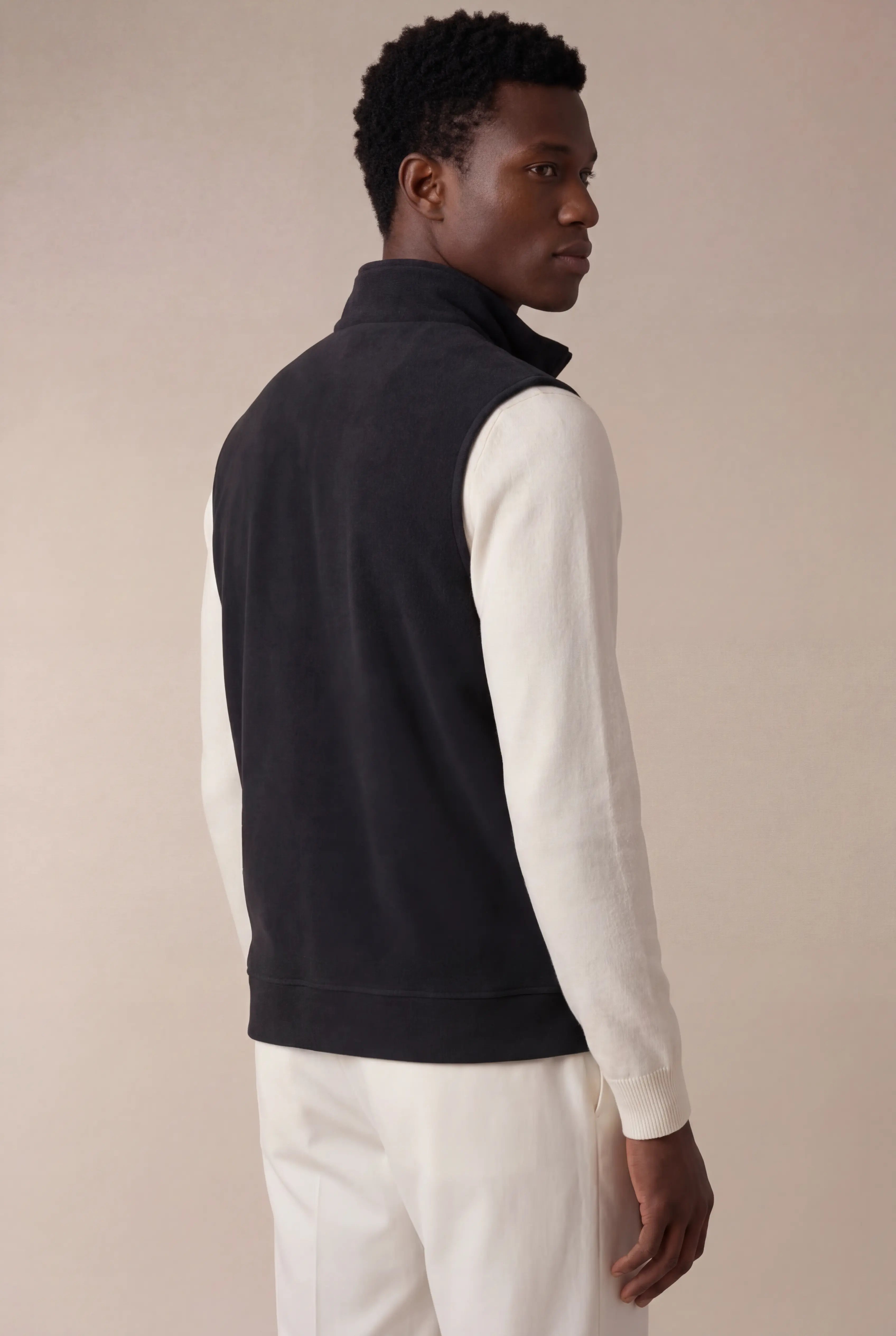 Corvaro Fleece Vest Black
