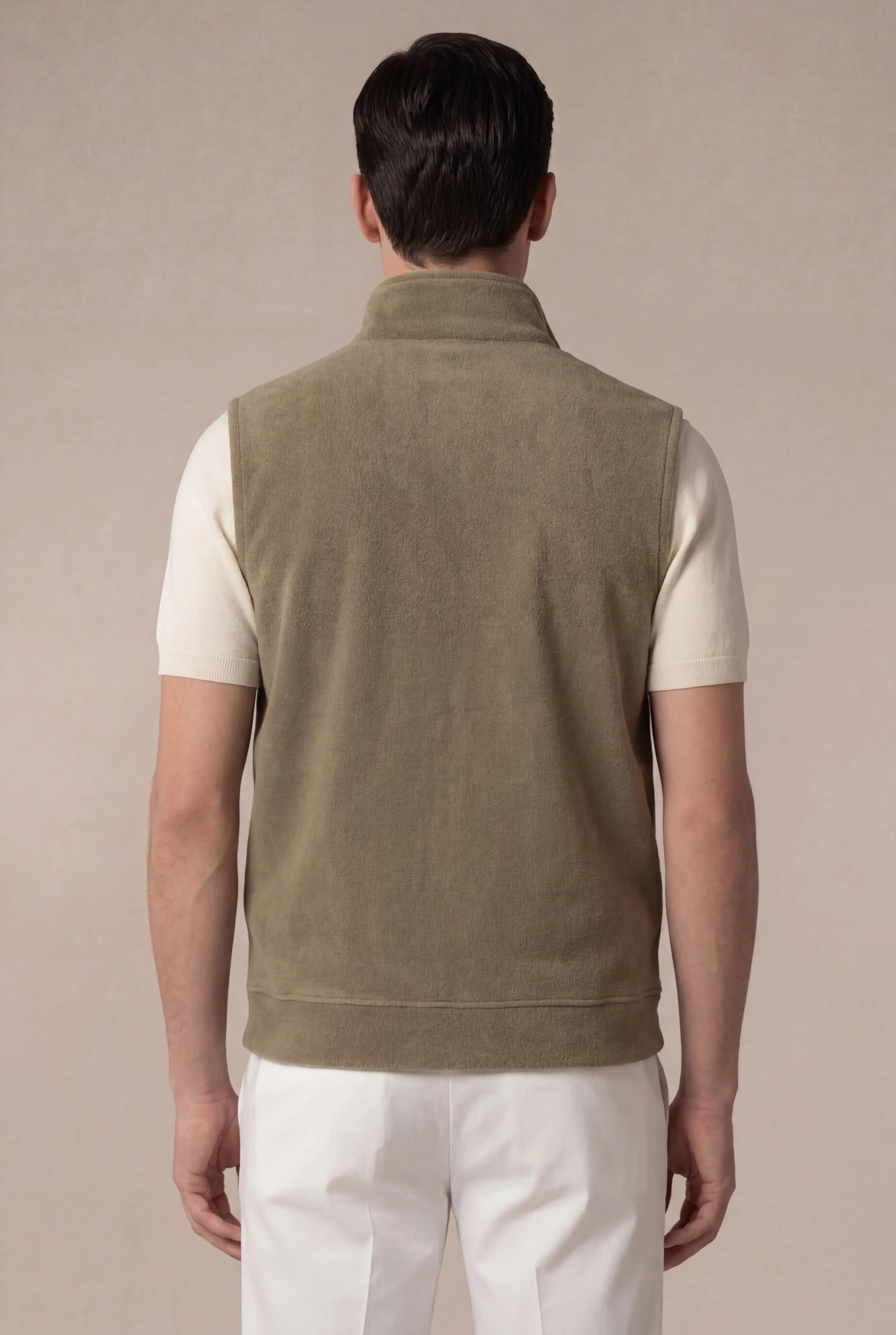 Corvaro Fleece Vest Khaki
