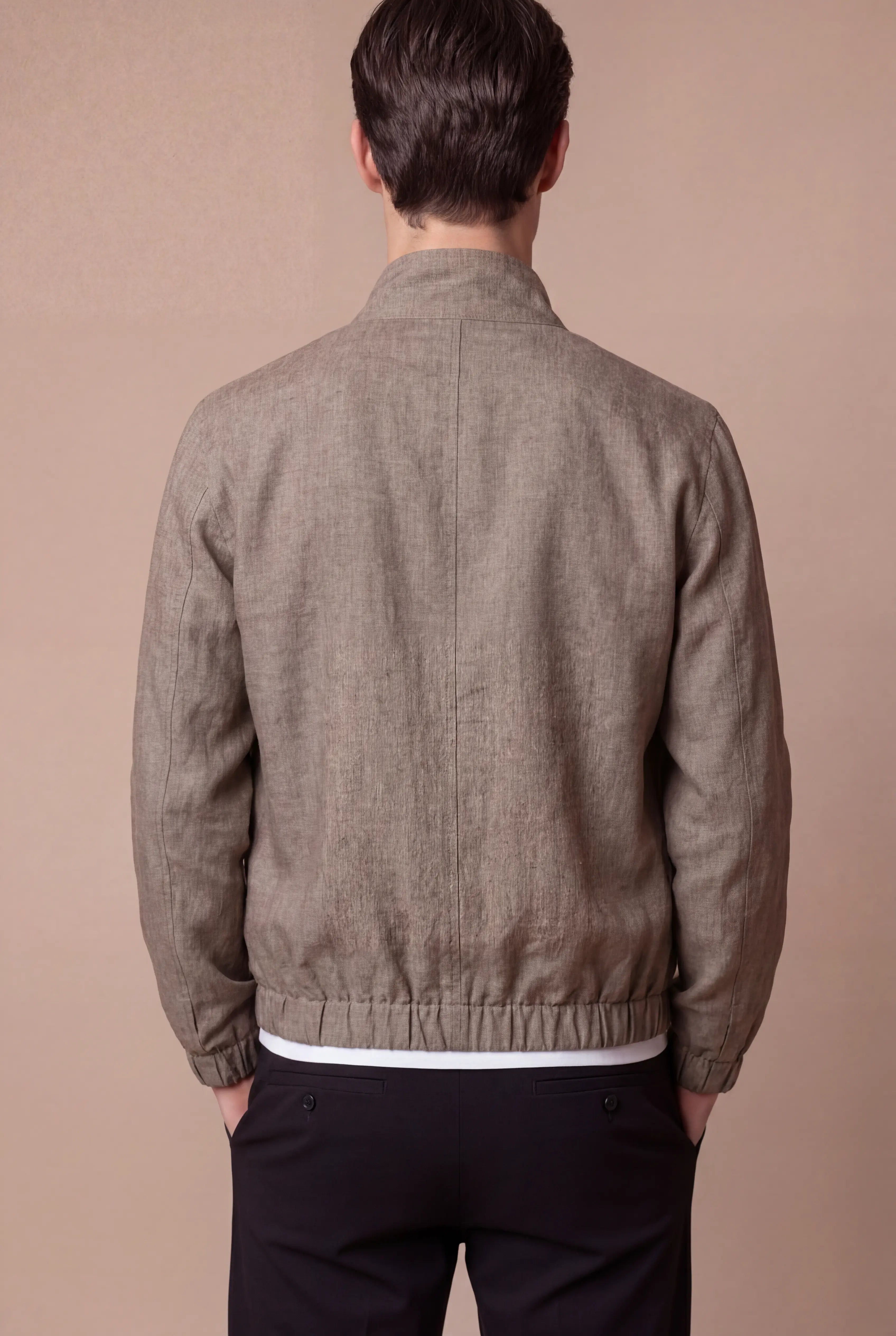 Belvino Linen Jacket Taupe