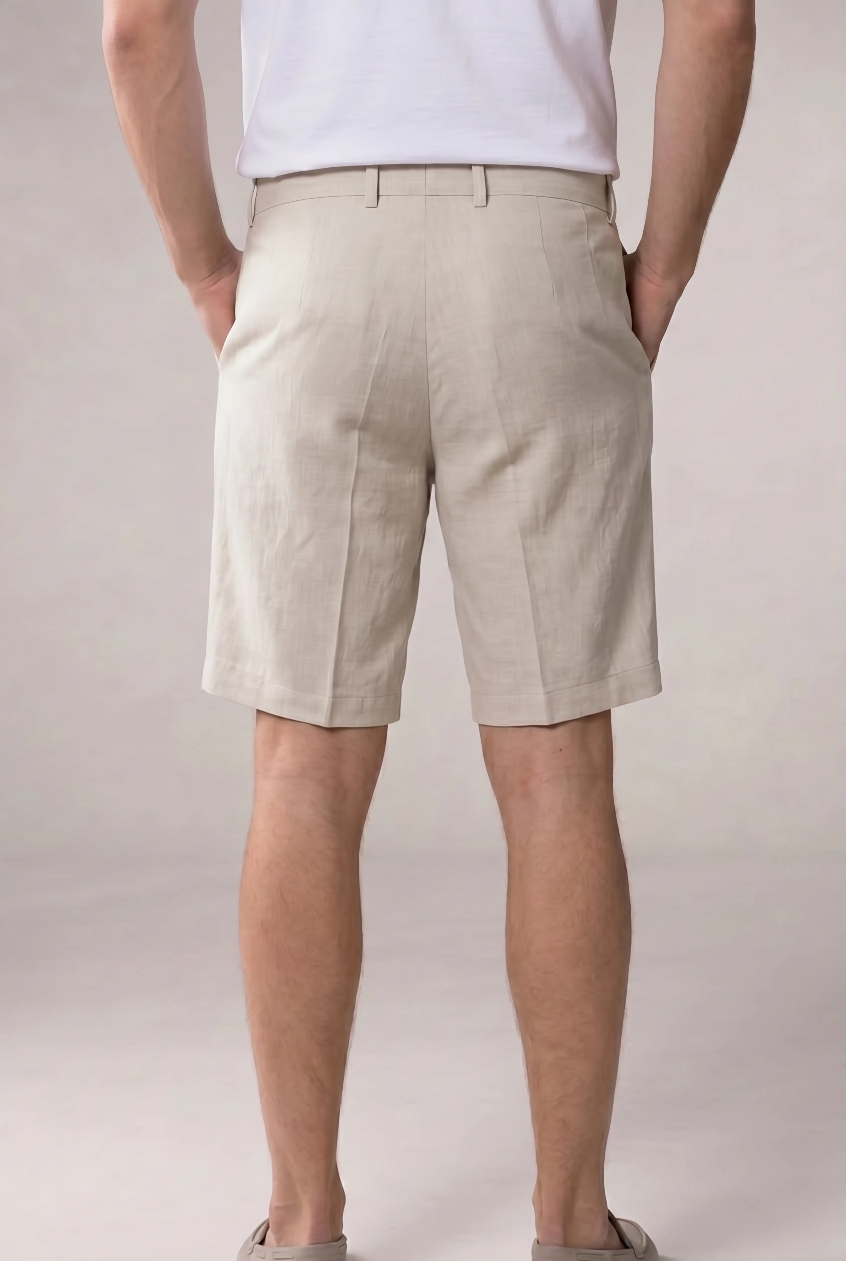 Orvieto Linen Shorts Light Beige