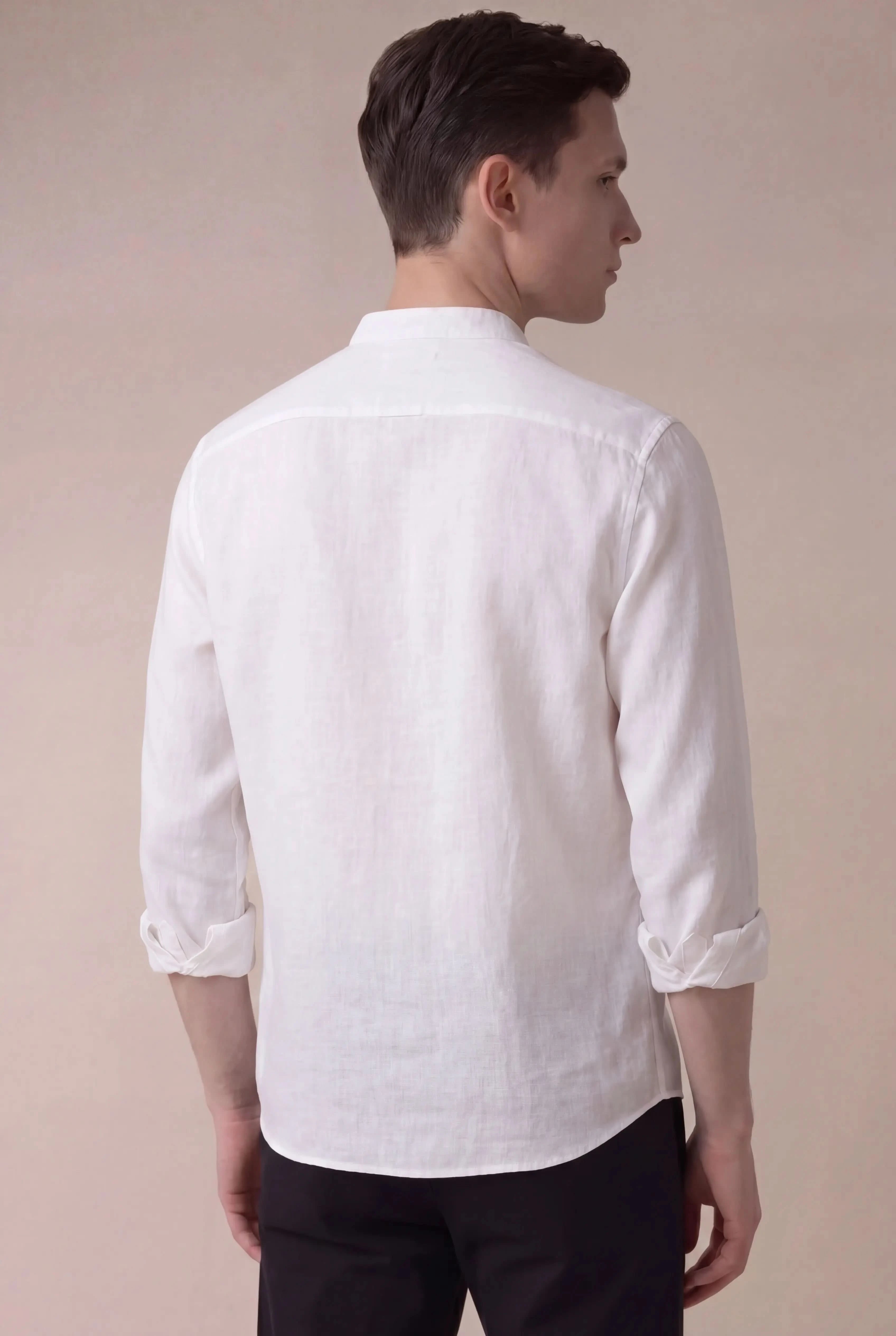 Parvino Linen Shirt White