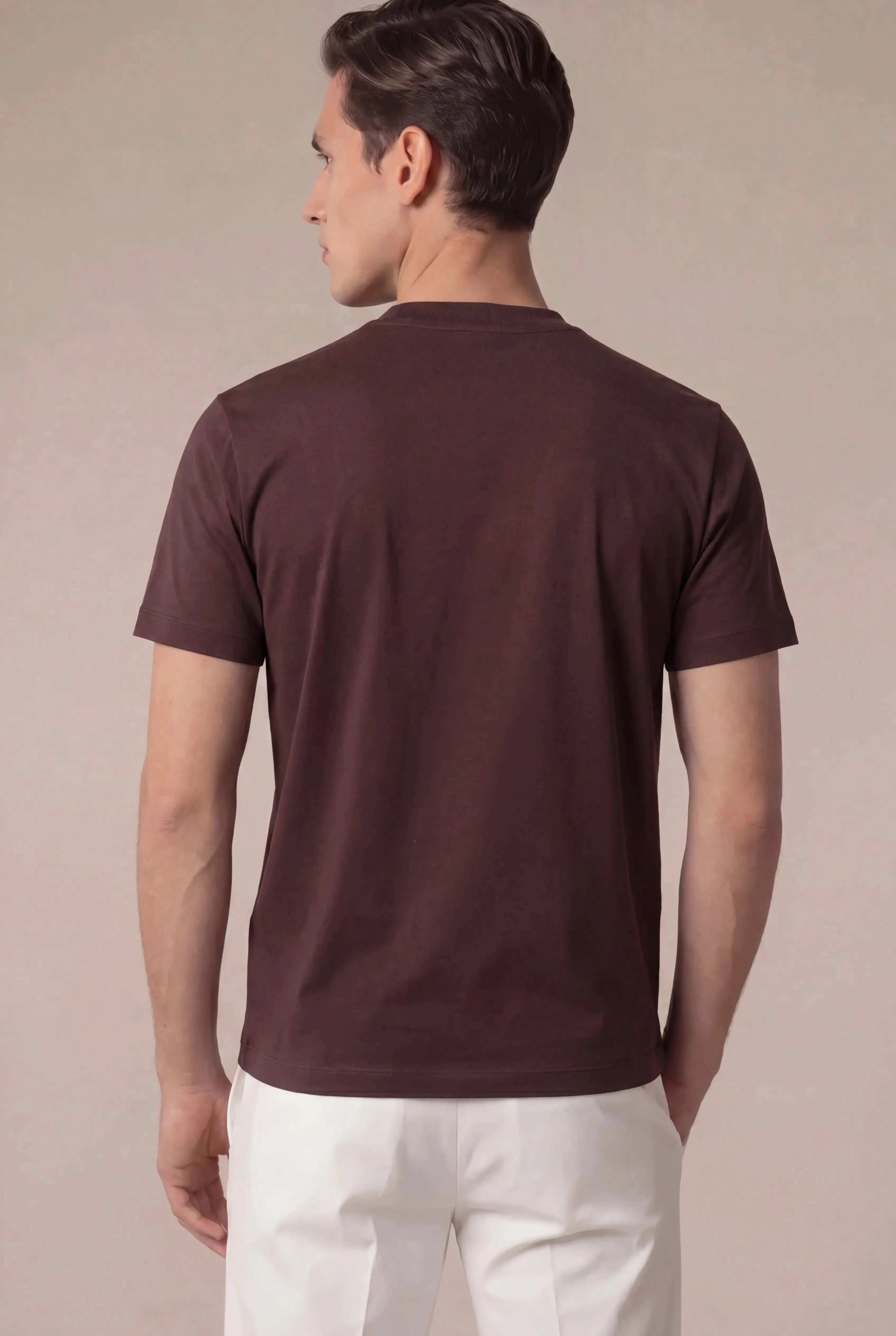 Delvino Cotton Tee Espresso