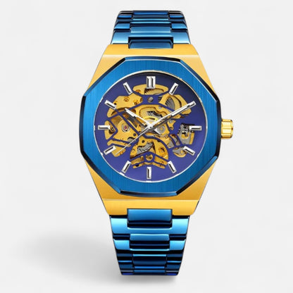 The Gentleman’s Brand | Chronograph Watch – Men’s Leather Strap Quartz Timepiece with Smart Everyday Styling
