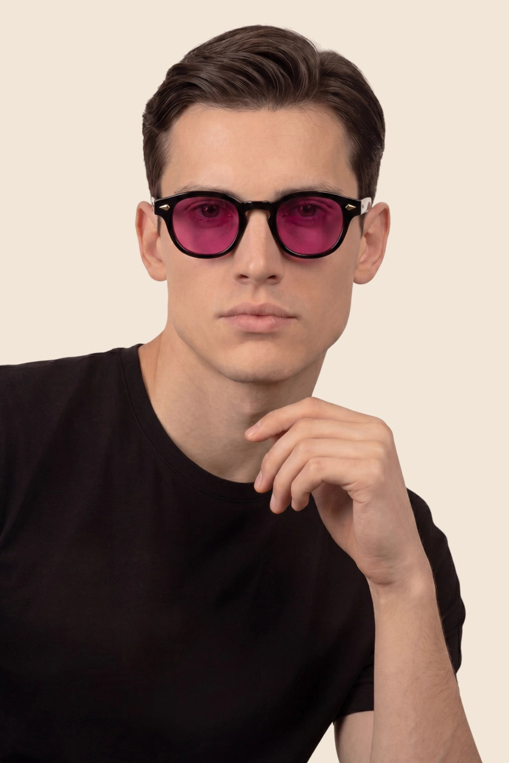 Dante Sunglasses Fuchsia Noir