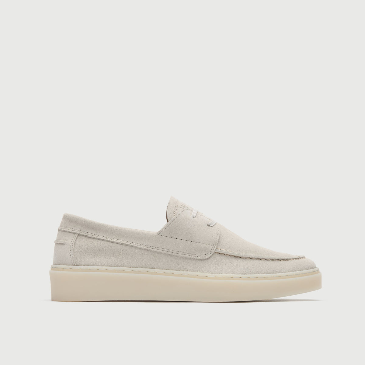 Stone Suède Cannes Boat Shoe