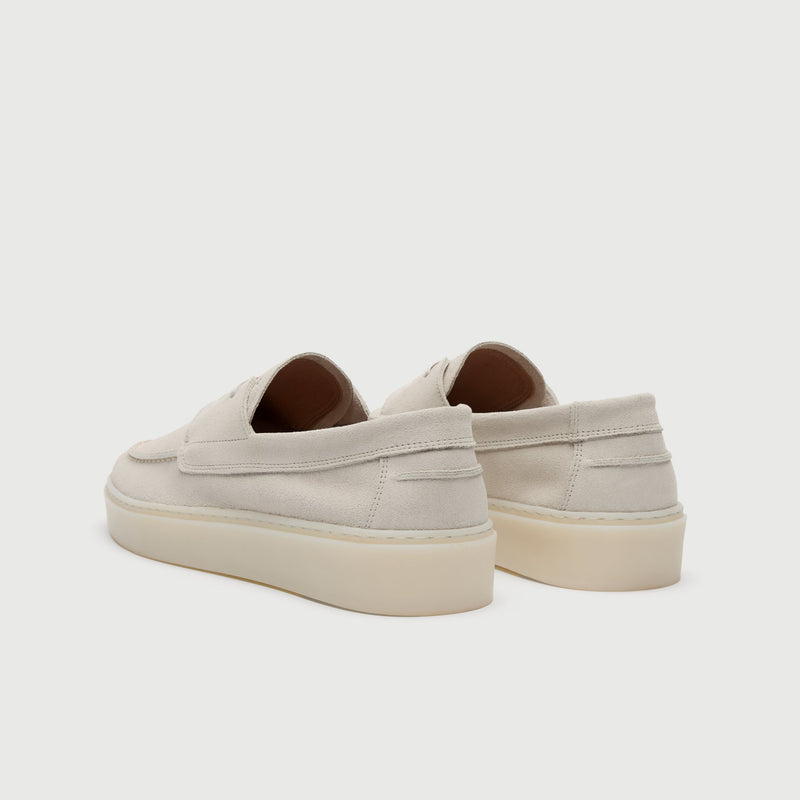 Stone Suède Cannes Boat Shoe