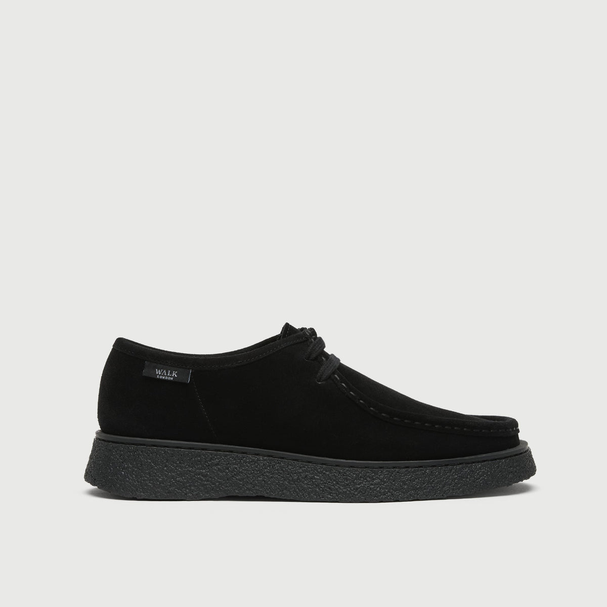 Black Suède Apron Shoe