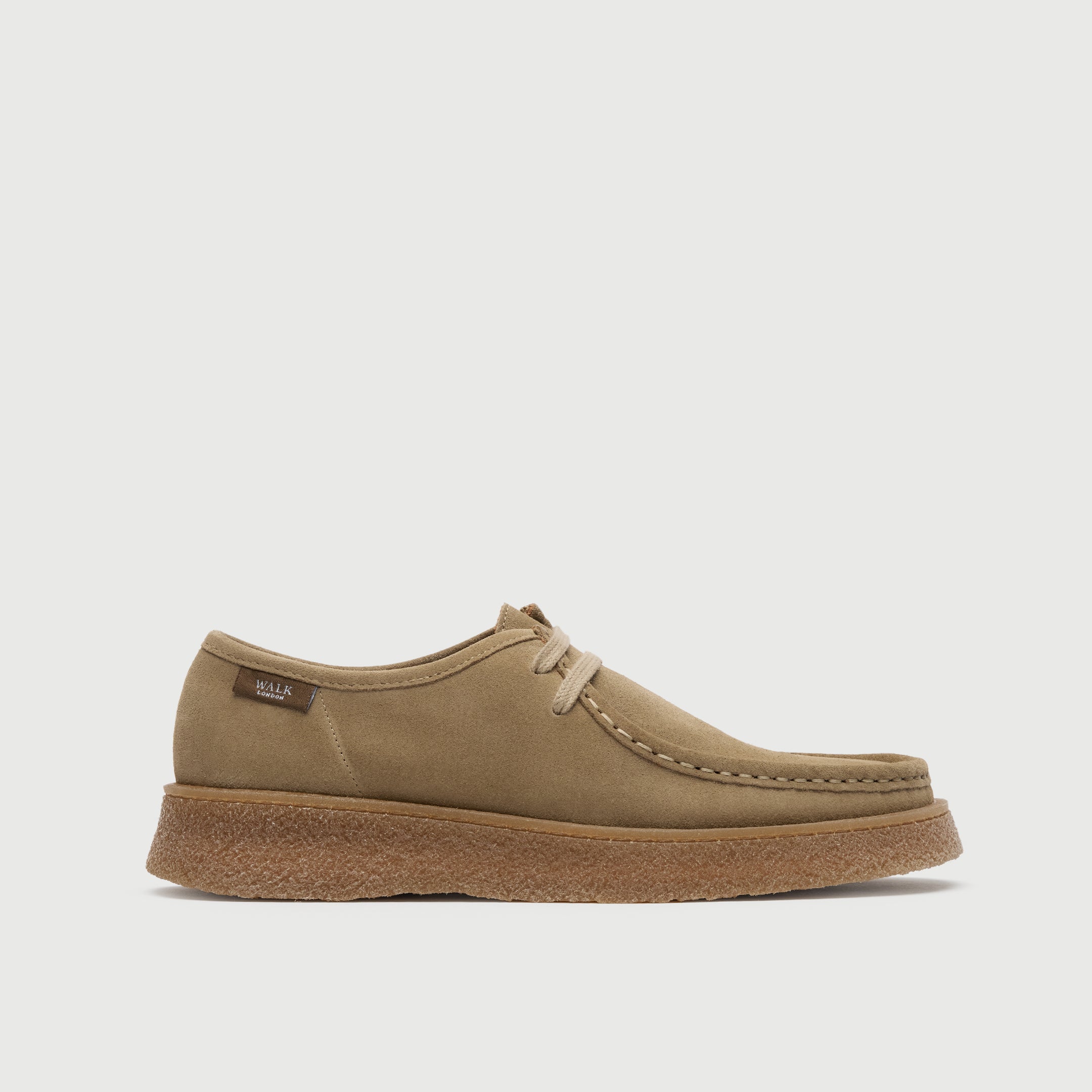Stone Suède Apron Shoe