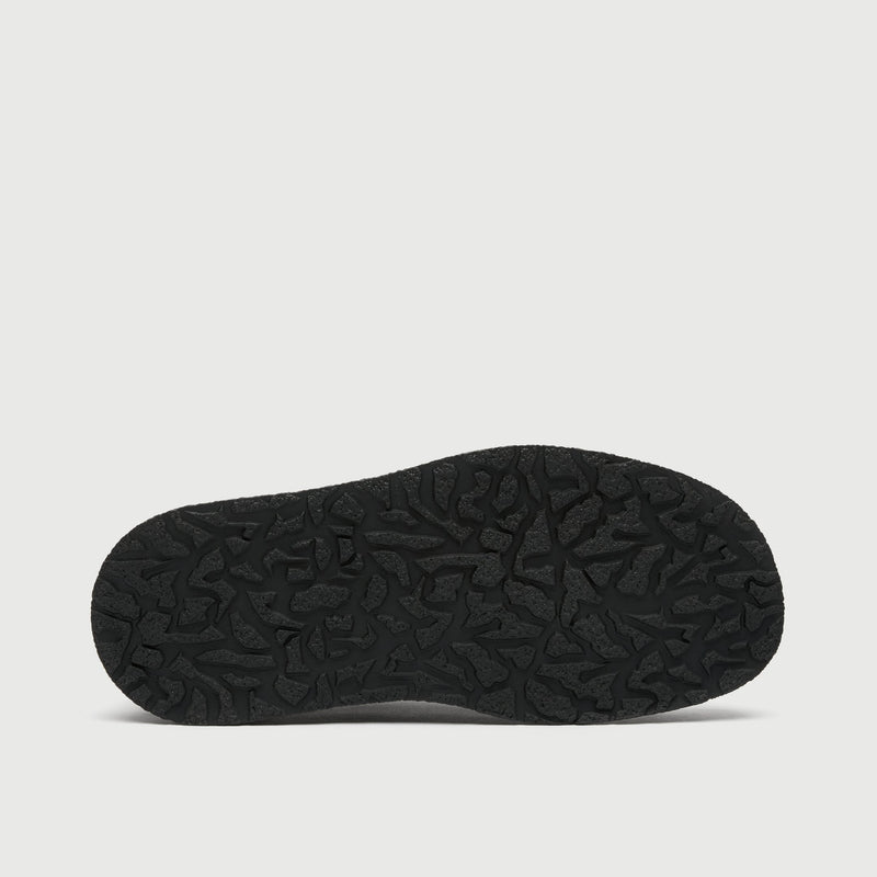 Black Suède Apron Shoe