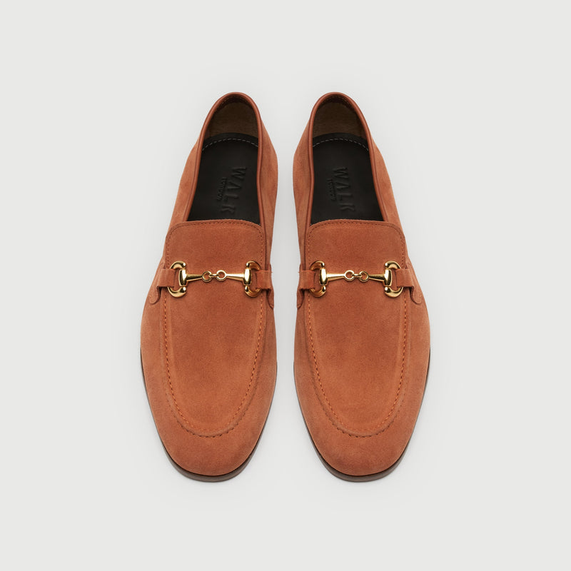 Tan Suède Horse Loafer