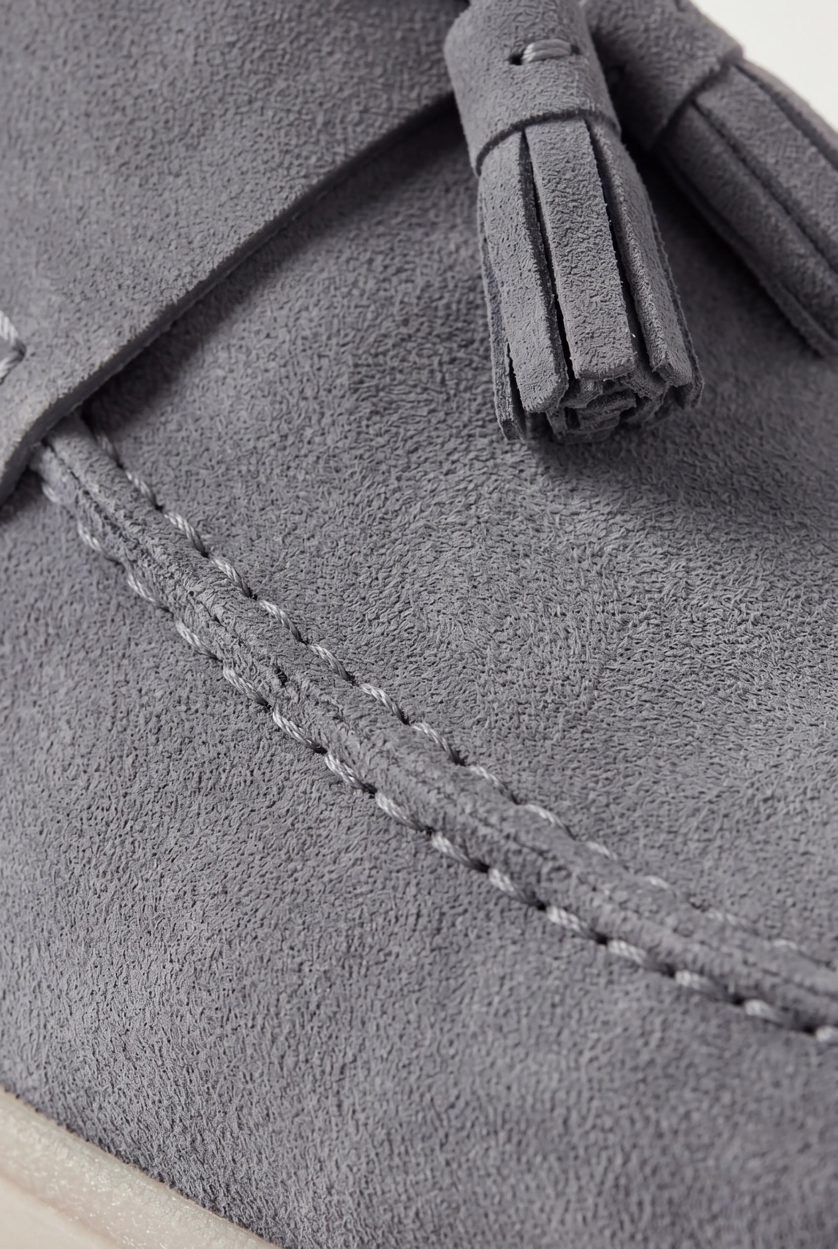 Telvaro Suède Tassel Loafer Gray