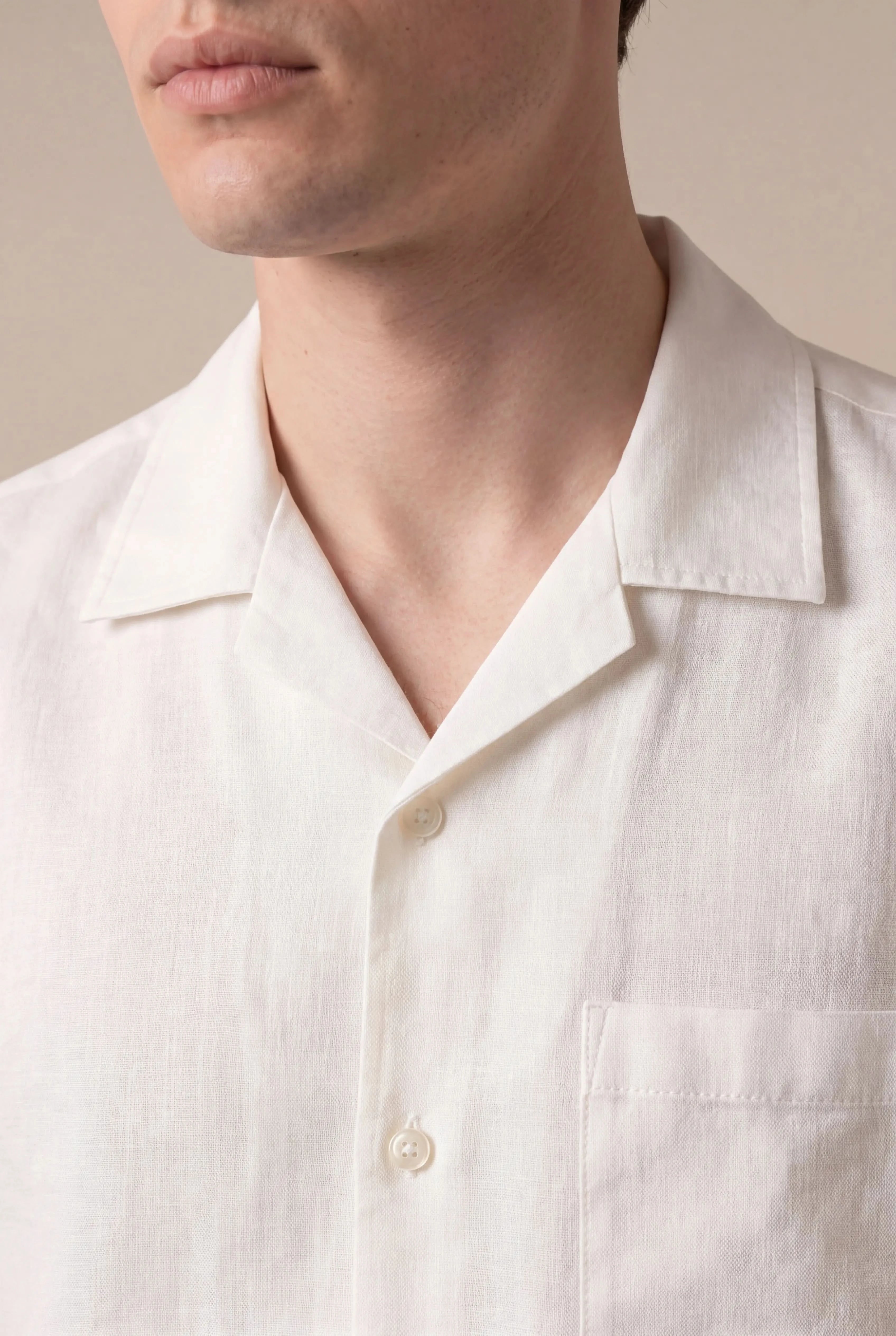 Mireno Linen Shirt White