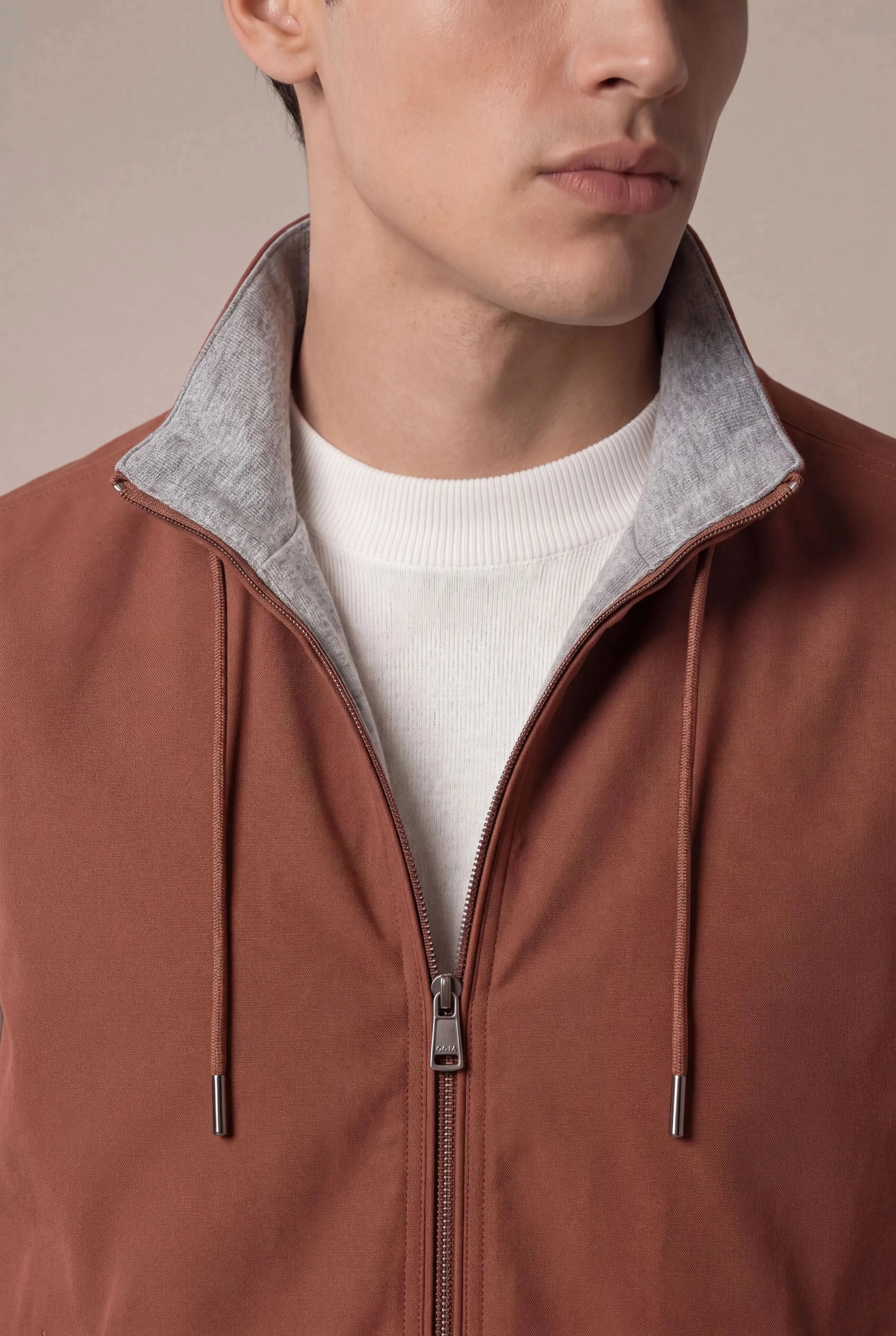 Brentino Zip Vest Terracotta