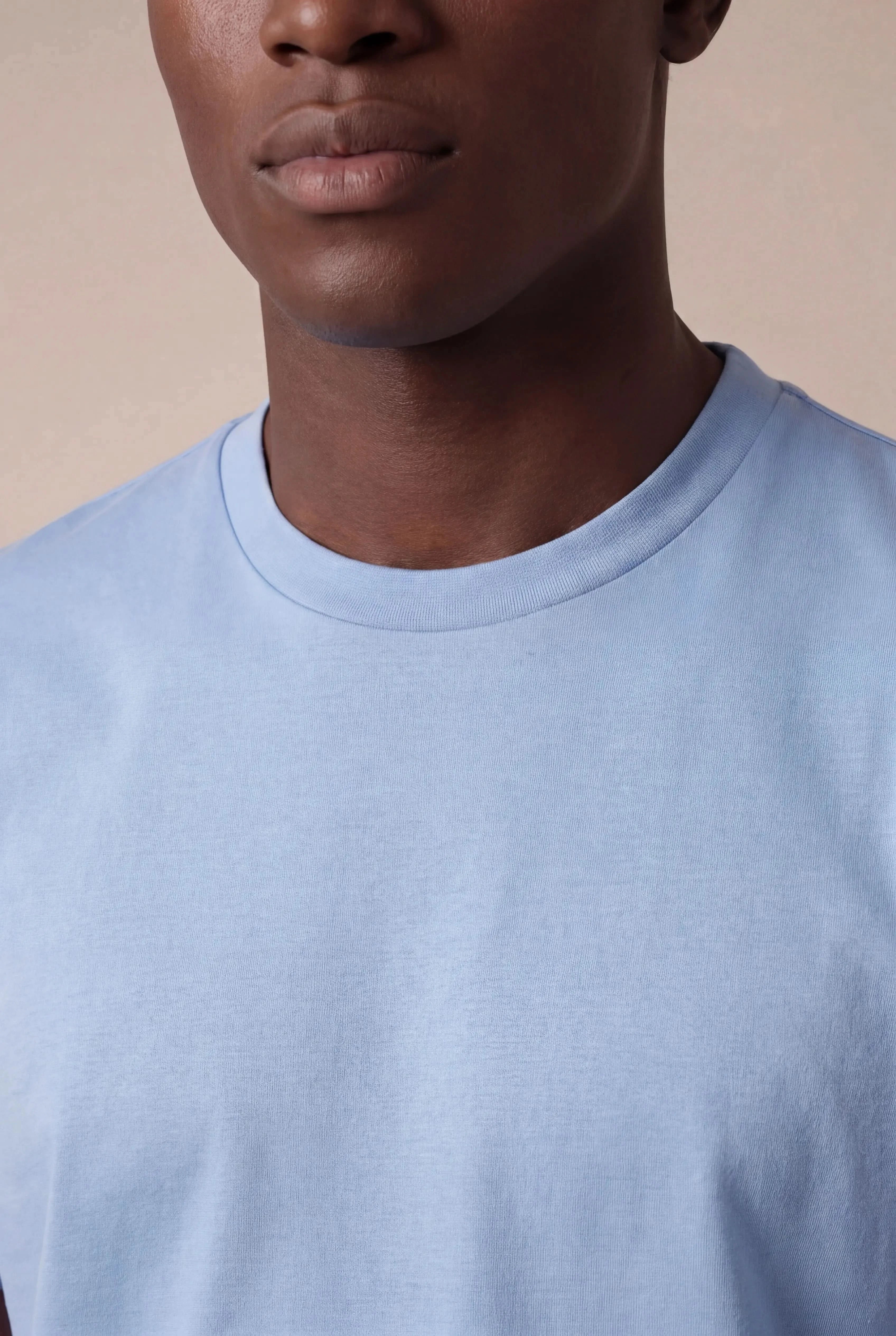 Delvino Cotton Tee Ocean Blue