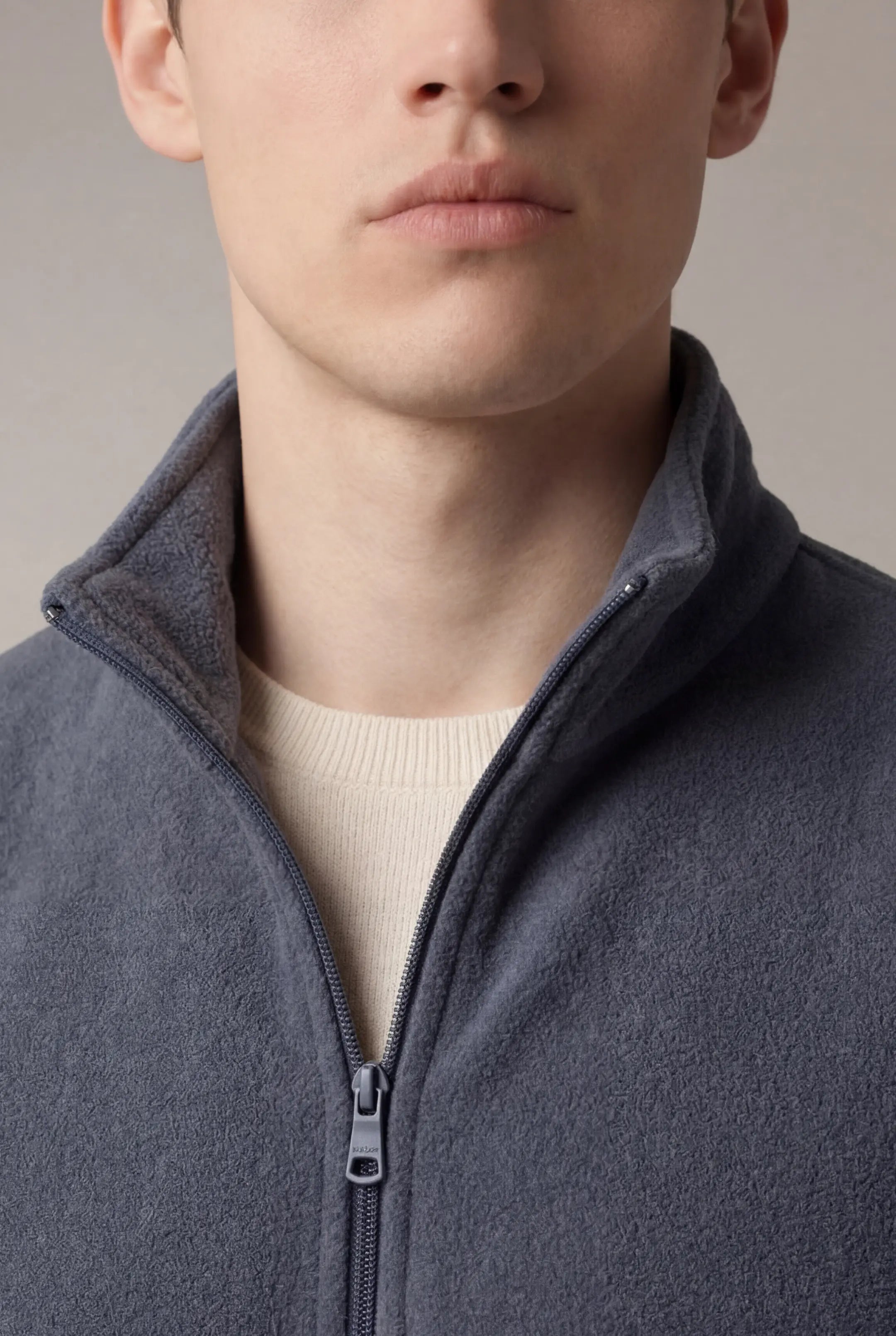 Corvaro Fleece Vest Royal Blue Grey