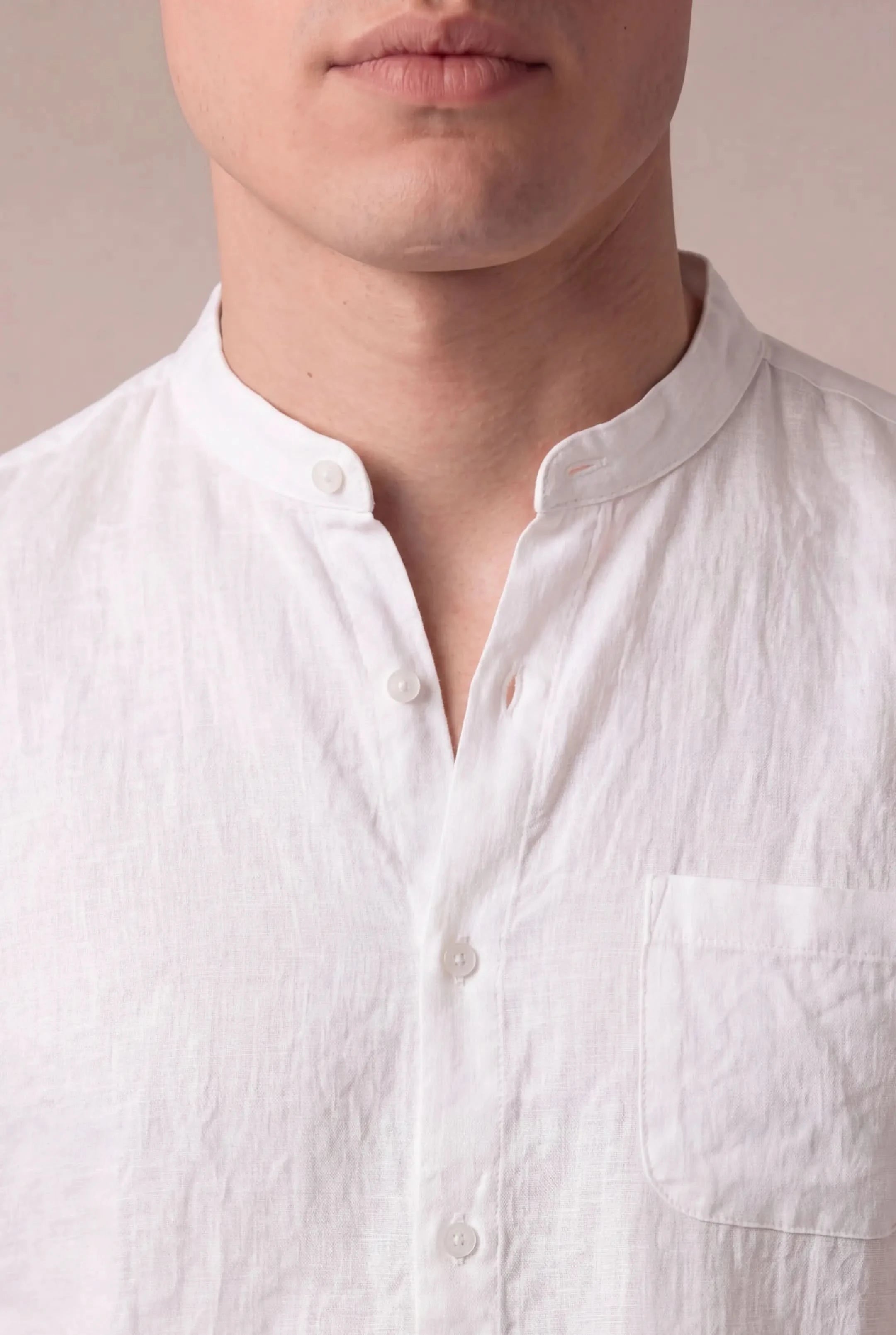 Parvino Linen Shirt White