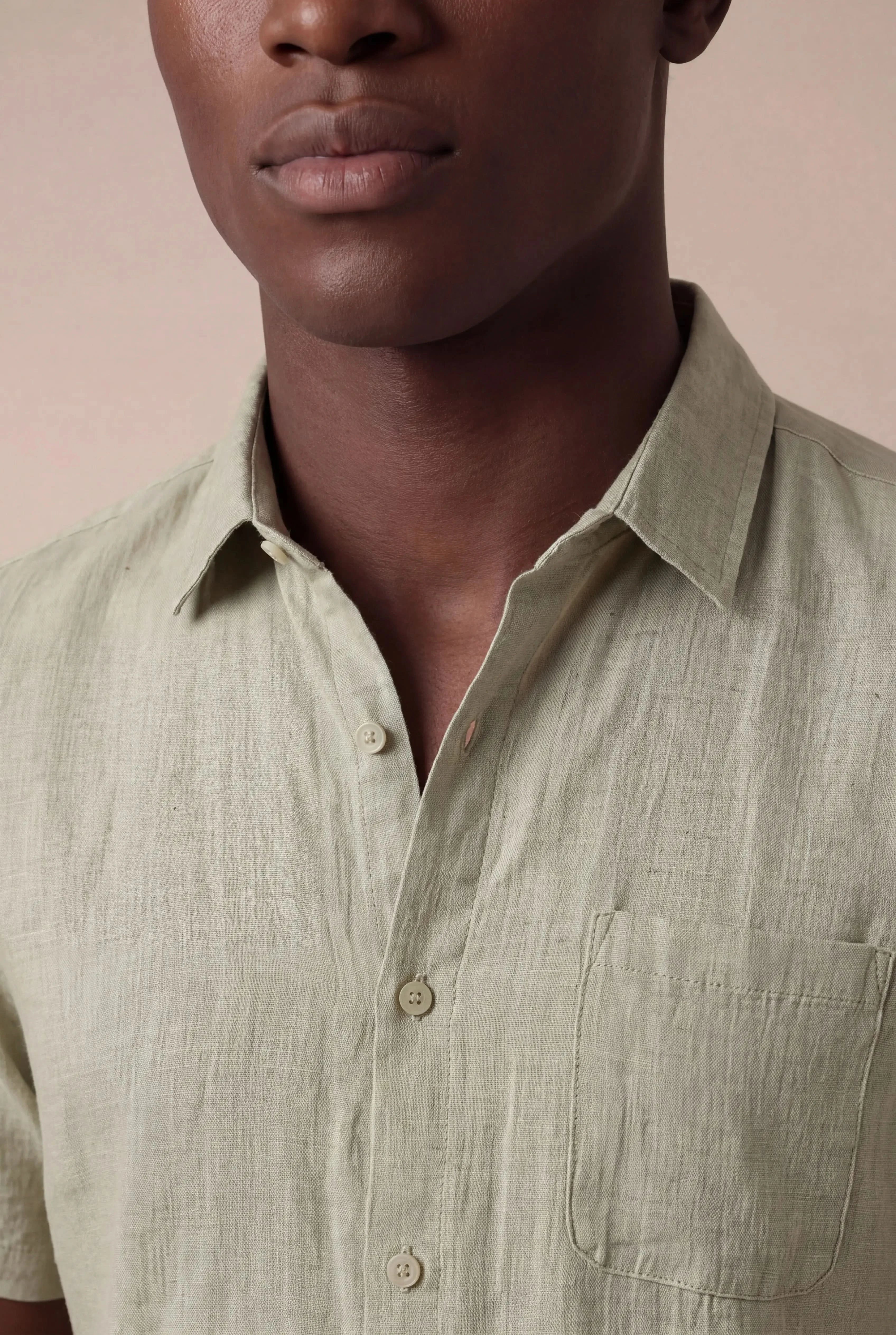 Relvino Linen Shirt Mint Green